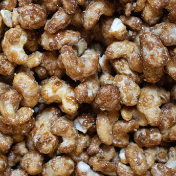 Anacardi Interi Pralinati al Miele e Sale