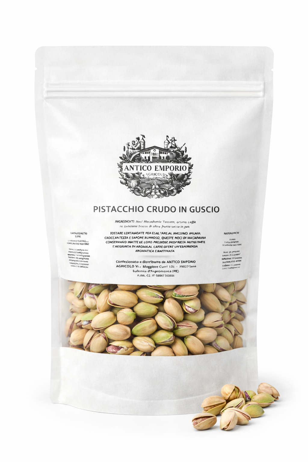 Pistacchio in Guscio Crudo al Naturale