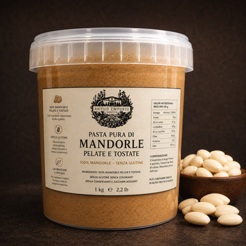 Pasta Pura di Mandorle Pelate e Tostate 1 Kg - Senza Glutine