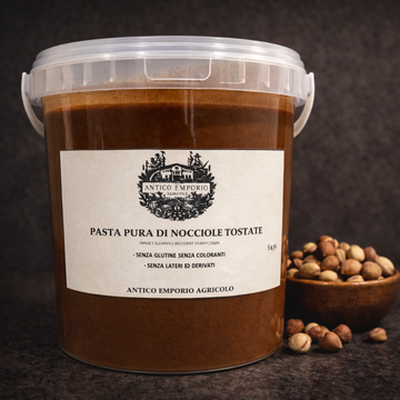 Pasta Pura di Nocciole Tostate 1 Kg - Senza Glutine