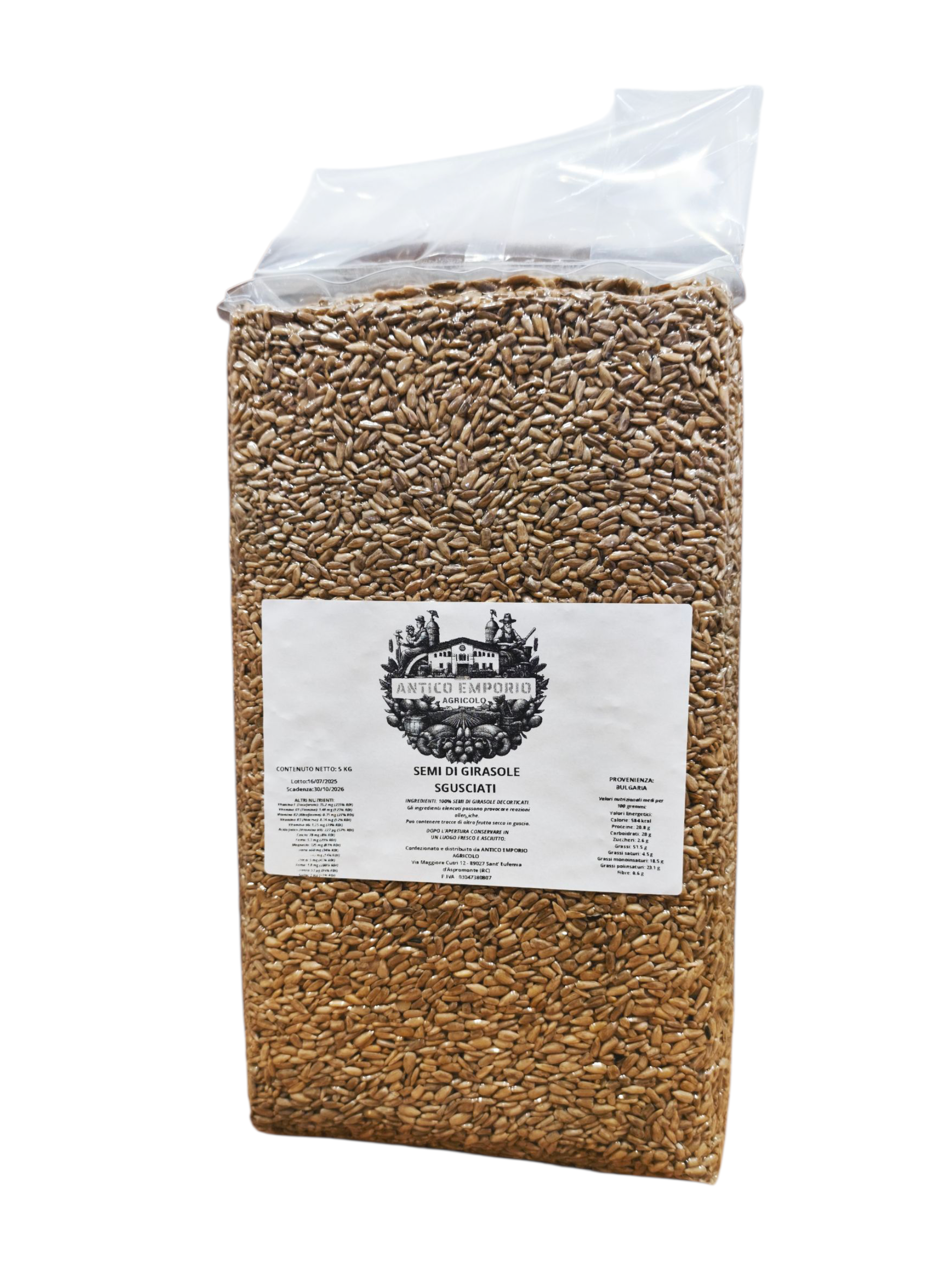 Semi di Girasole Sgusciati Naturali