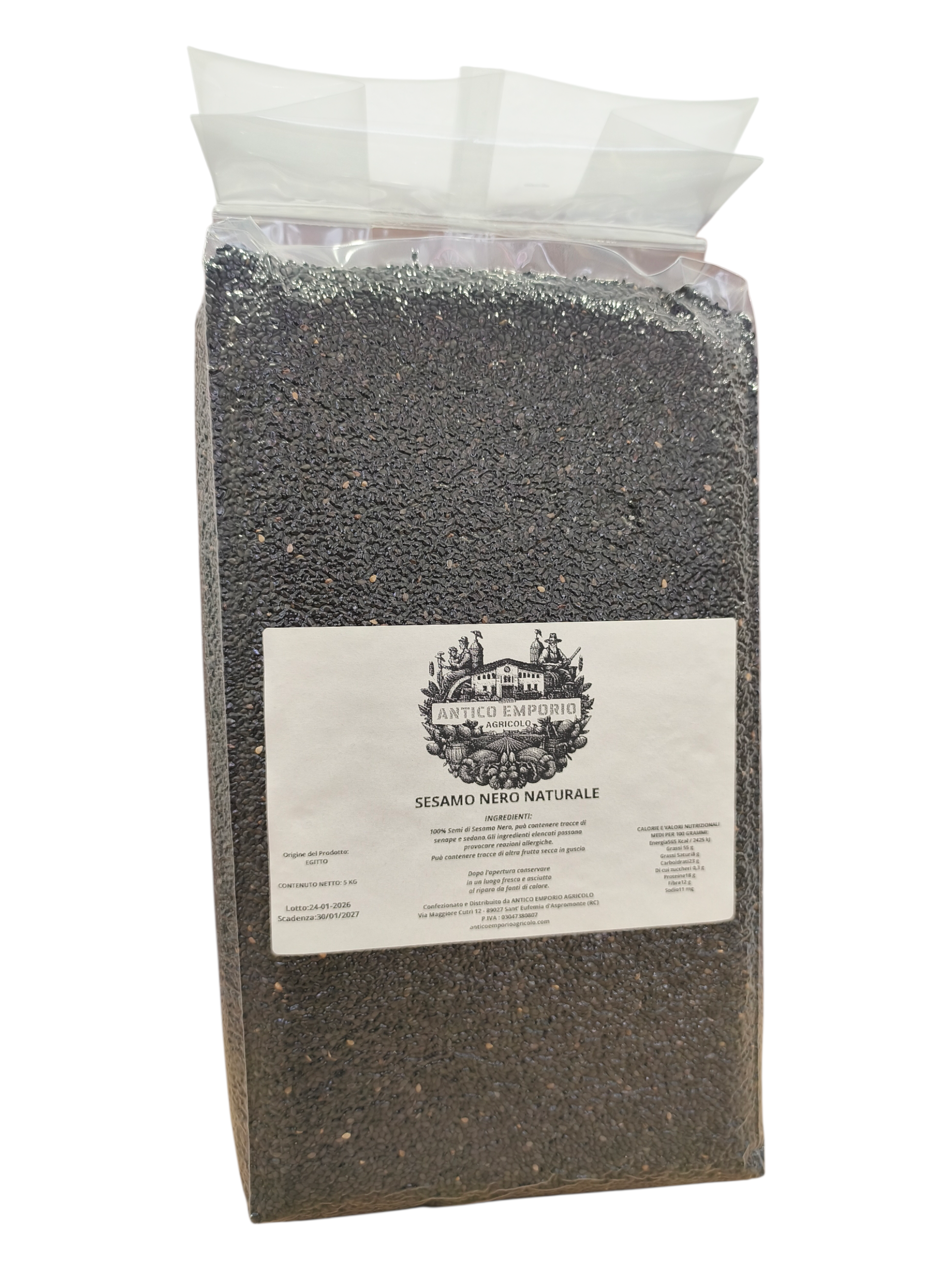 Semi di Sesamo Nero Naturale