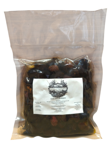 Olive Nere con Nocciolo Infornate