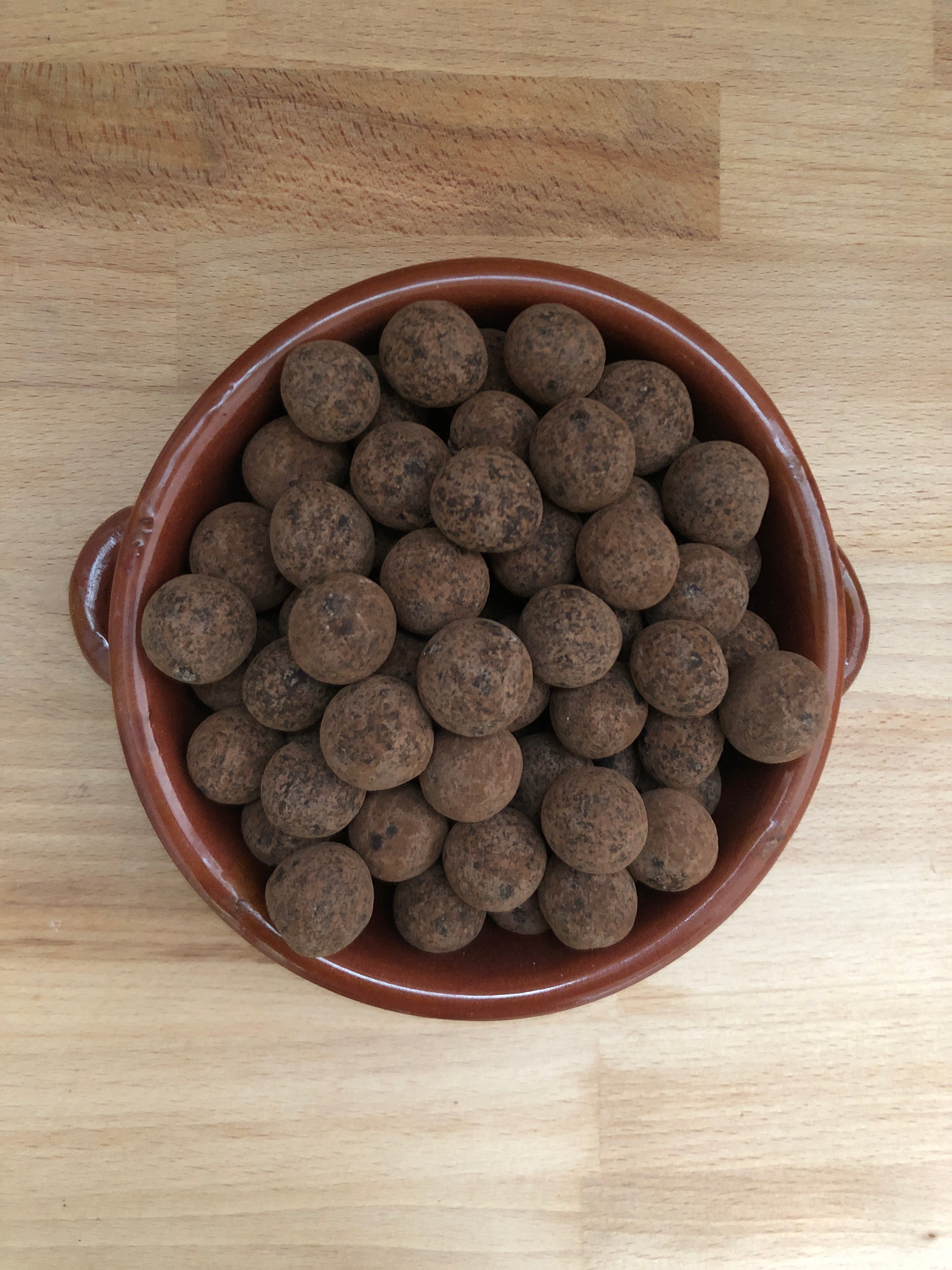 Tartufini alla Ciliegia Ricoperti di Cioccolato Puro