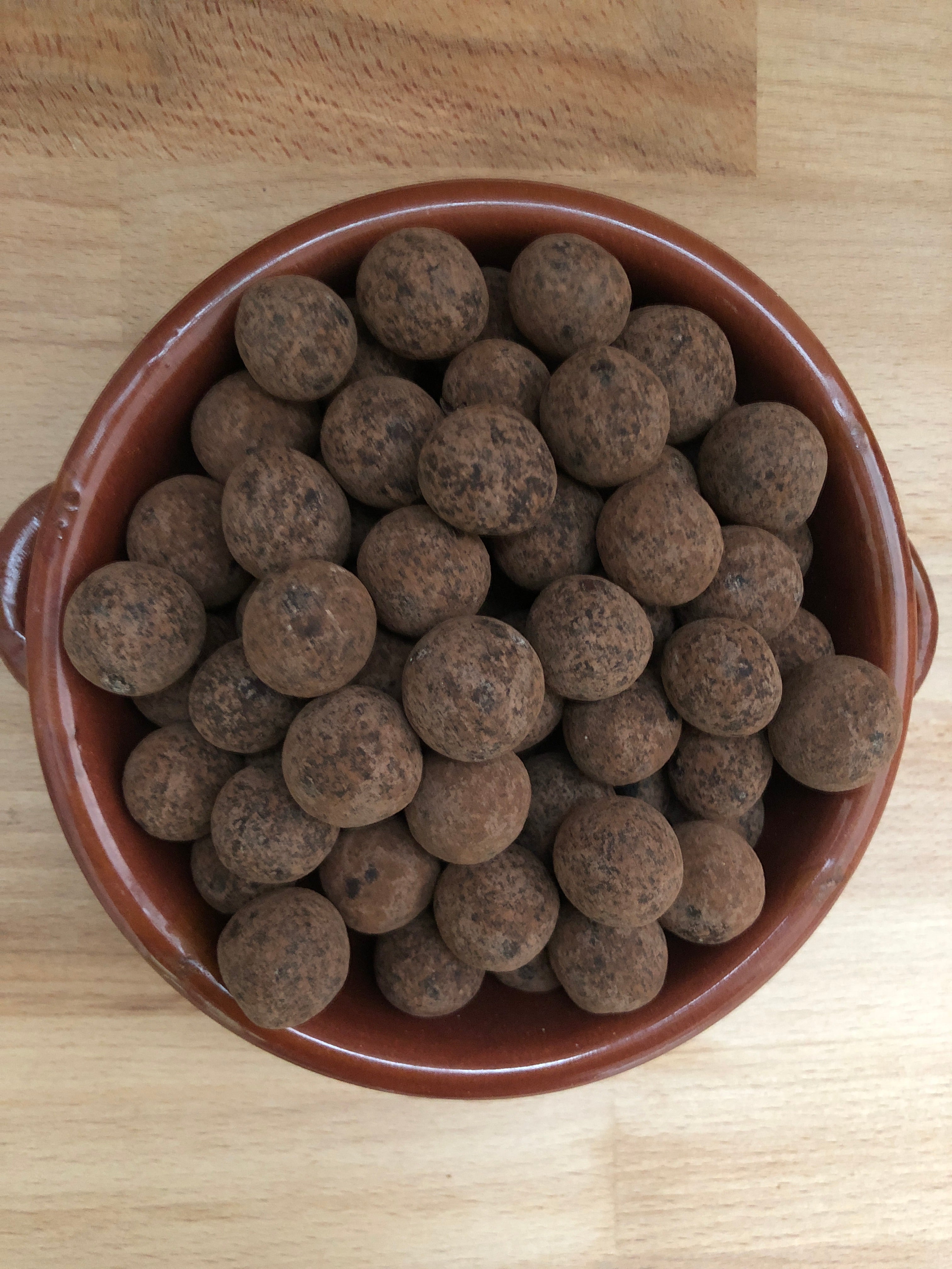 Tartufini alla Ciliegia Ricoperti di Cioccolato Puro