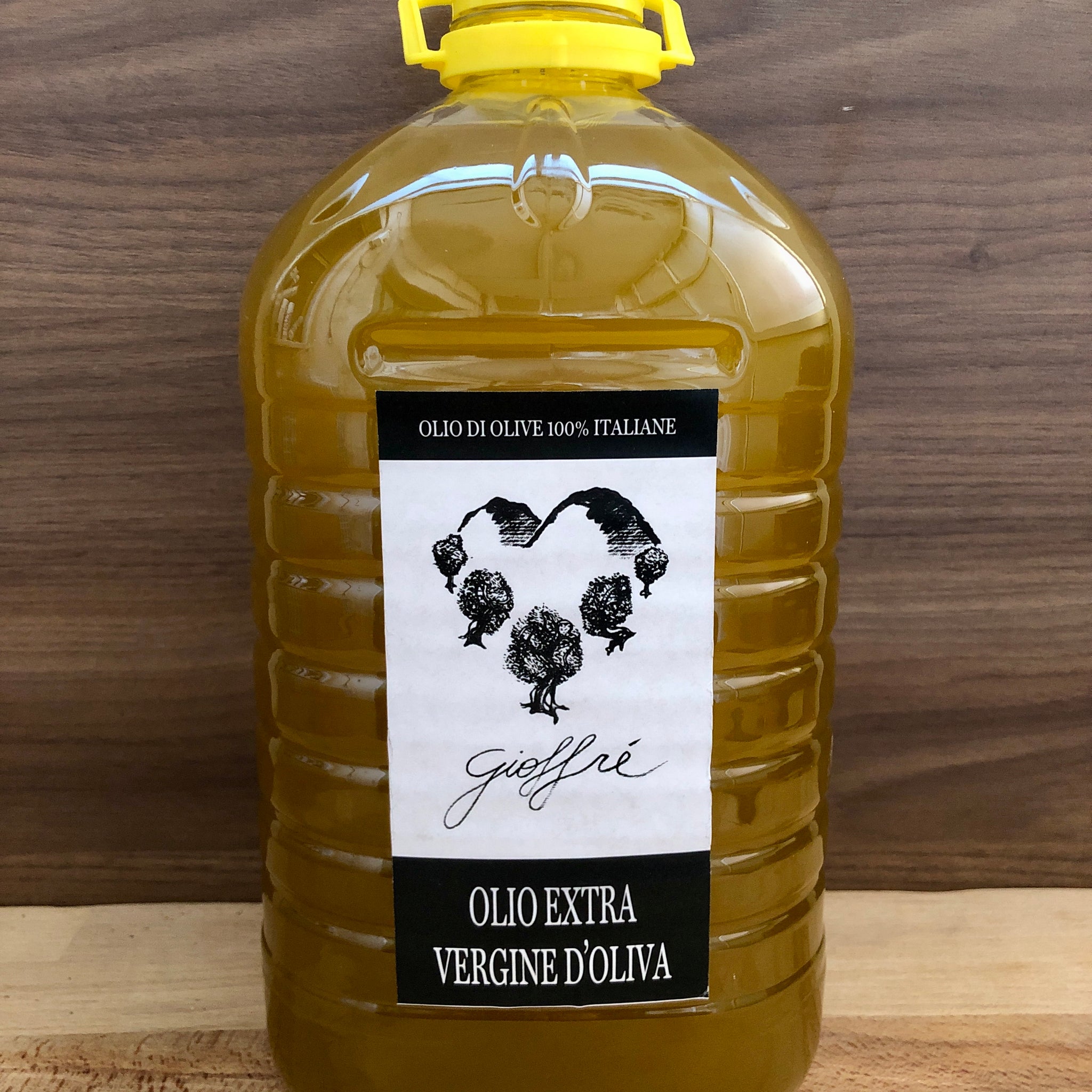 Olio Extravergine di Oliva Naturale - Non Filtrato - Grezzo - 100% Italiano - Prodotto in Calabria 5 L