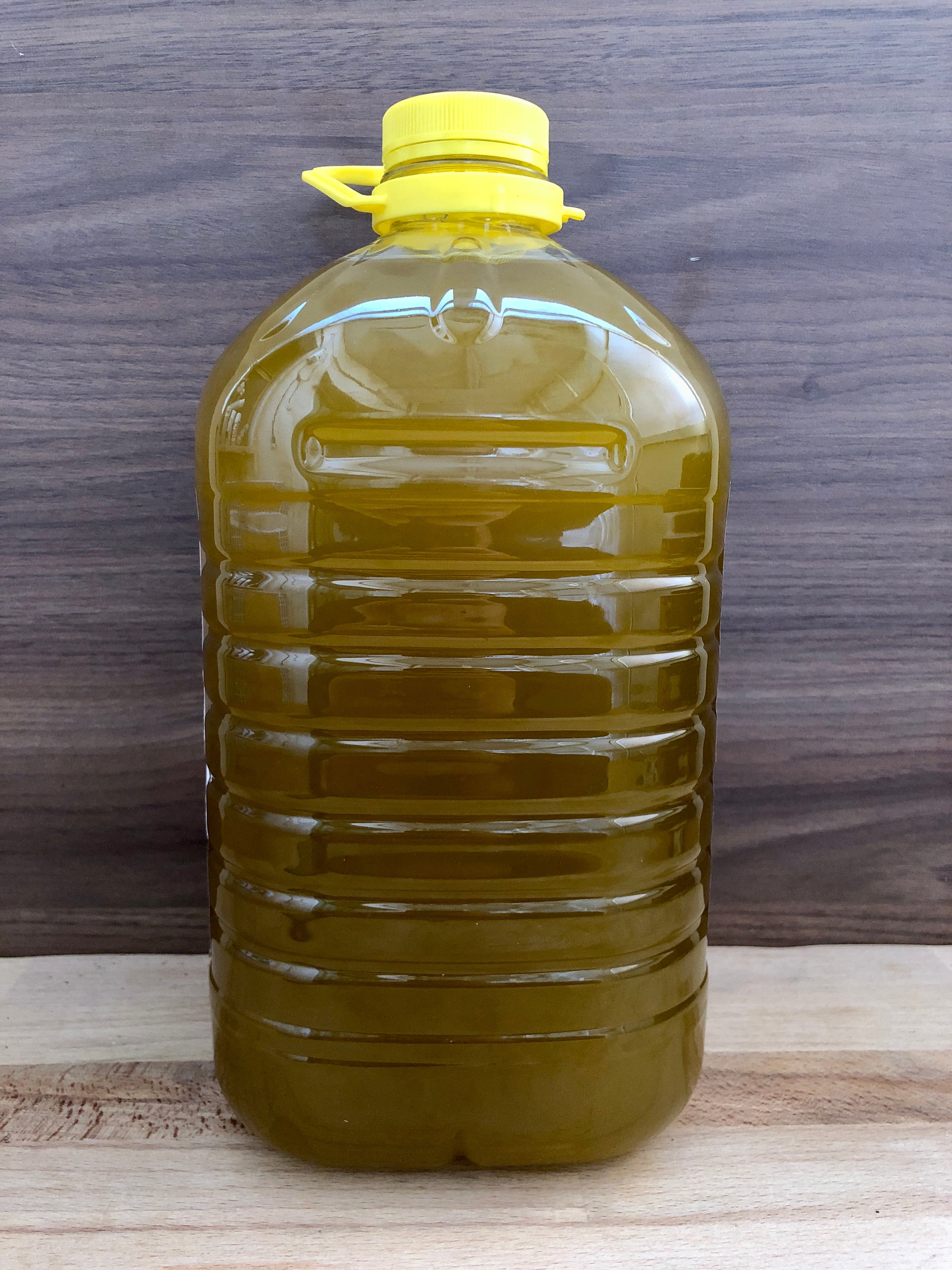 Olio Extravergine di Oliva Naturale - Non Filtrato - Grezzo - 100% Italiano - Prodotto in Calabria 5 L