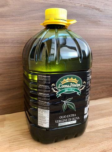 Olio Extravergine di Oliva Naturale in PET 5 Litri – Uso Quotidiano e Cucina Professionale