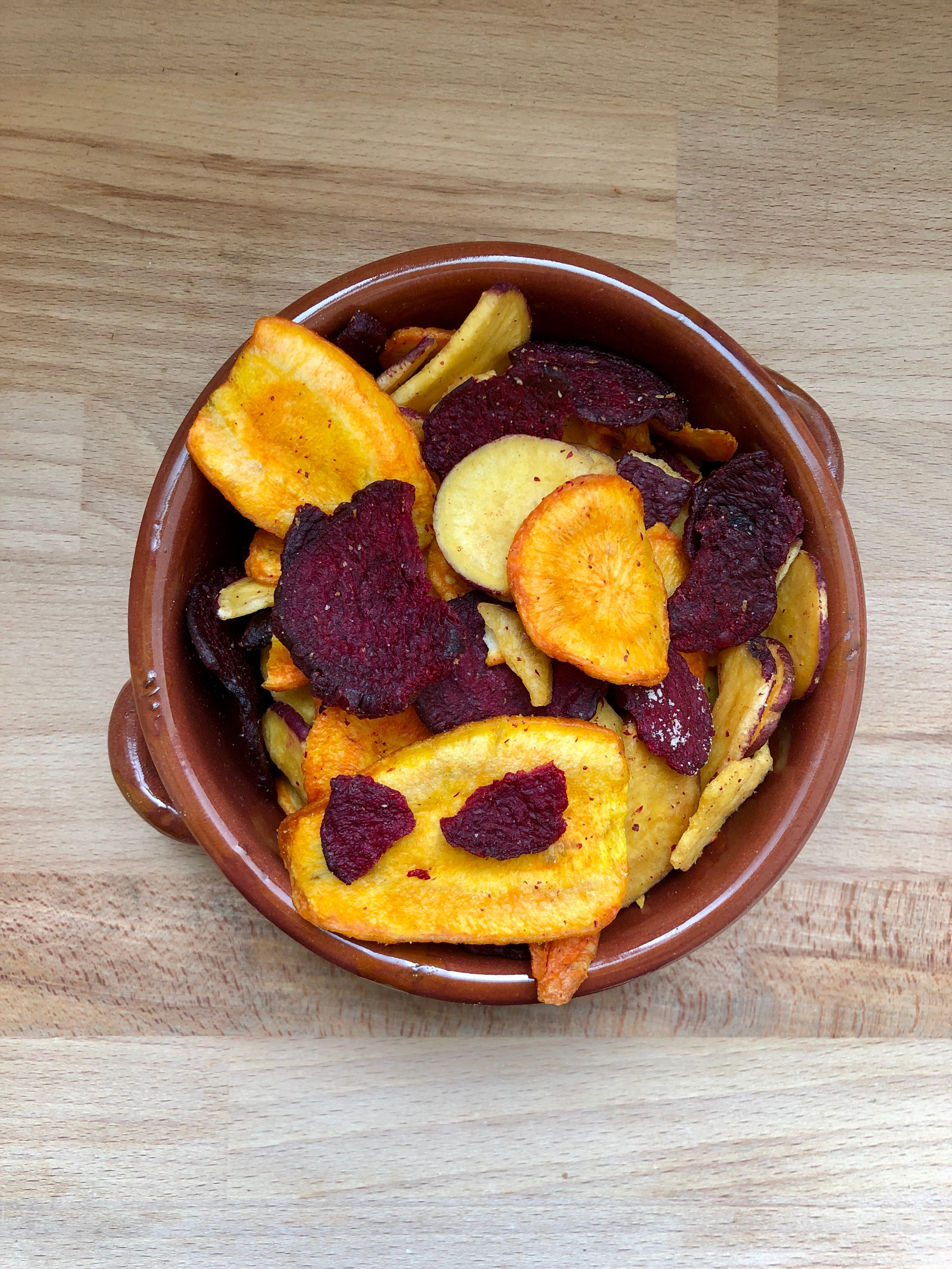 Barbabietola Verdure Chips - Snack Salutare e Croccante -