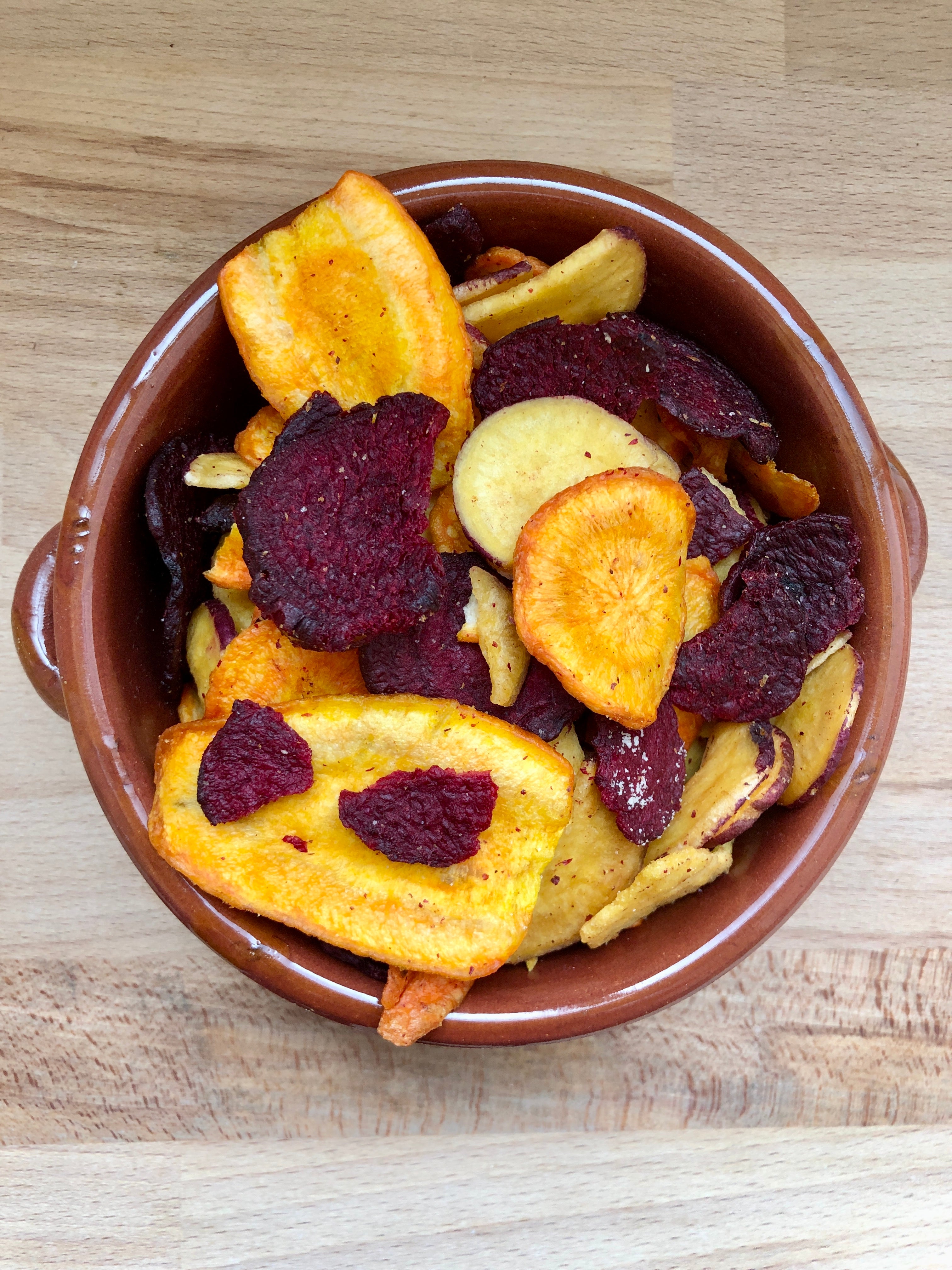 Barbabietola Verdure Chips - Snack Salutare e Croccante -