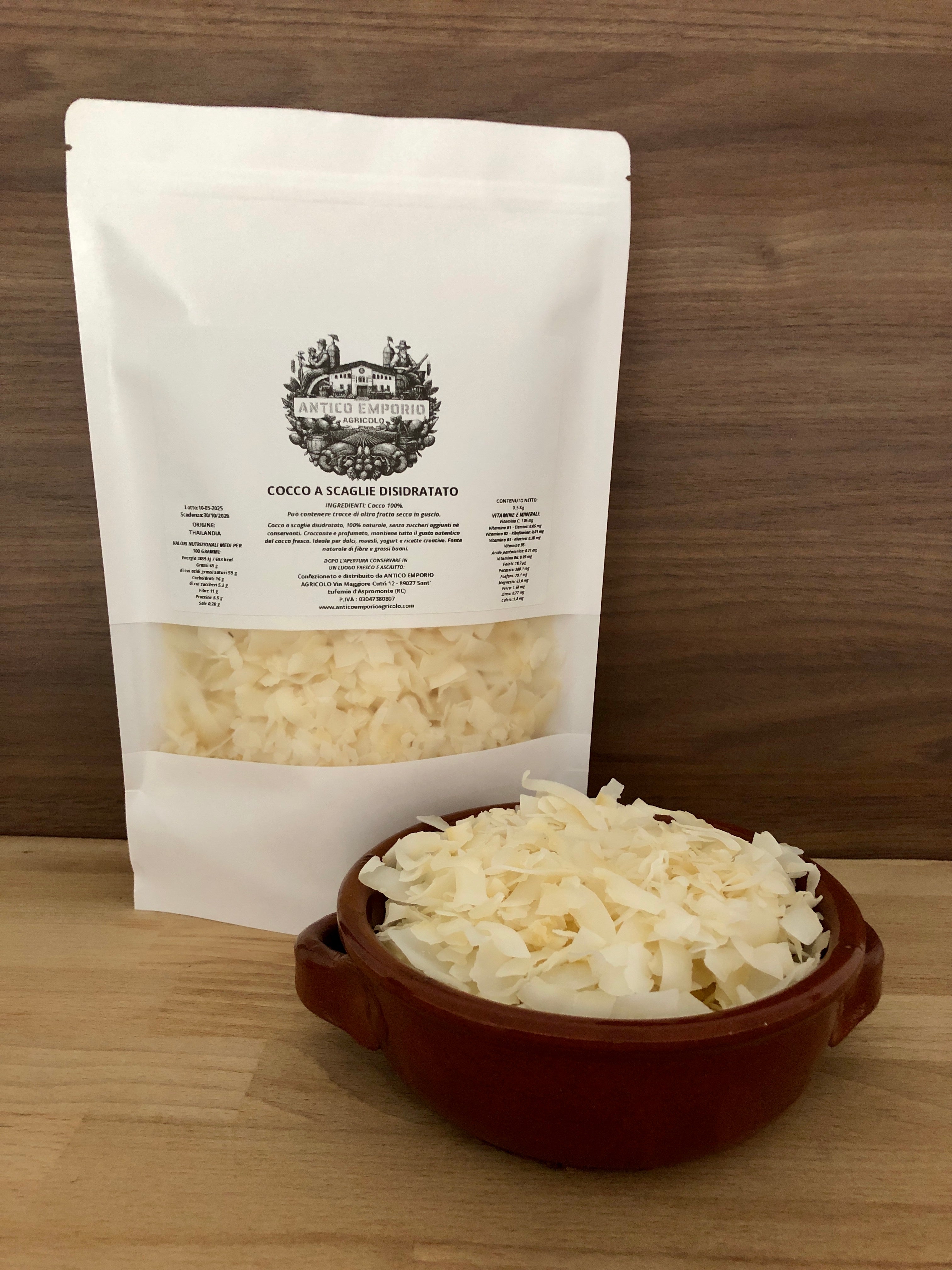 Cocco Disidratato a Scaglie Senza Zucchero