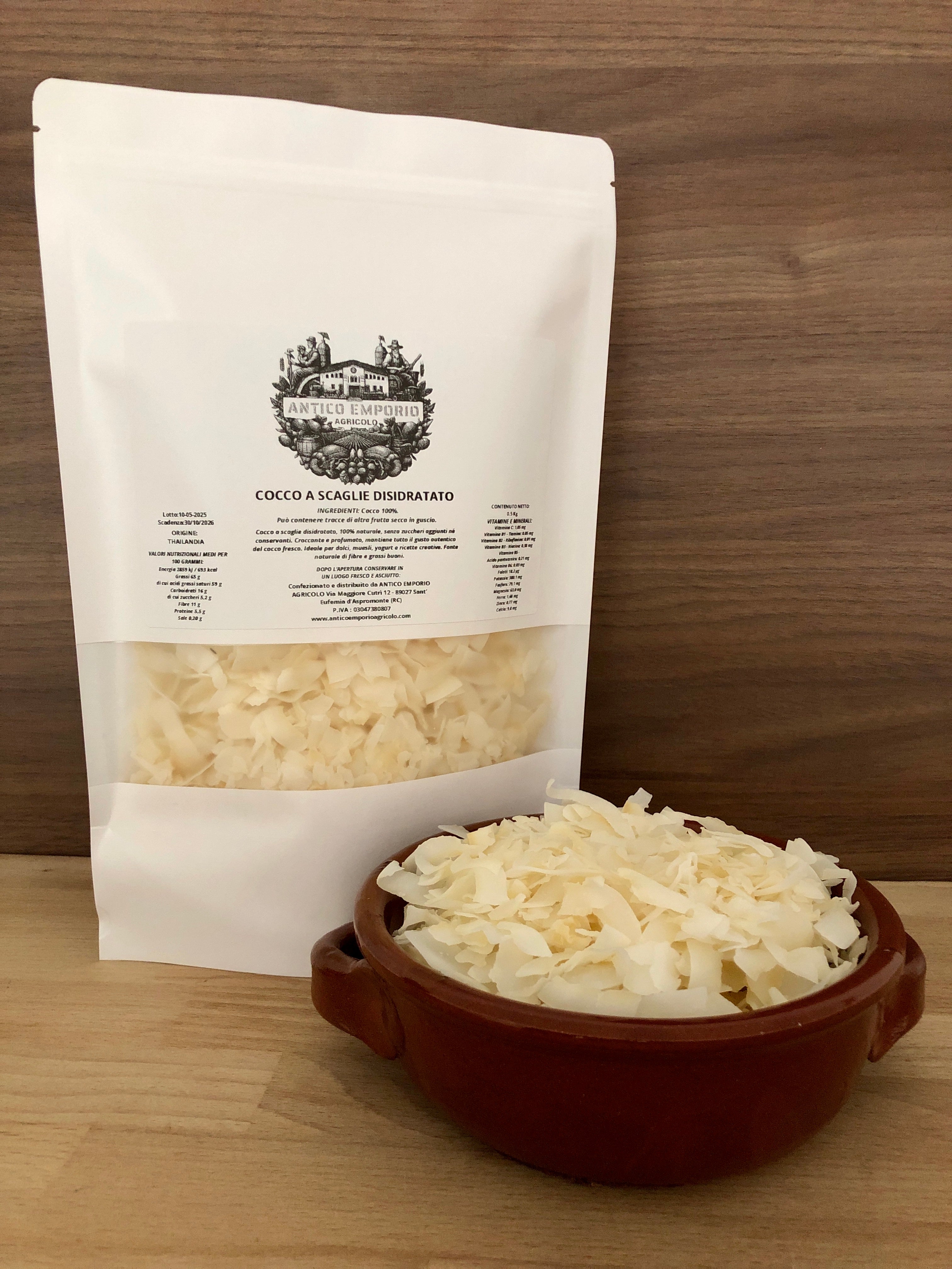 Cocco Disidratato a Scaglie Senza Zucchero