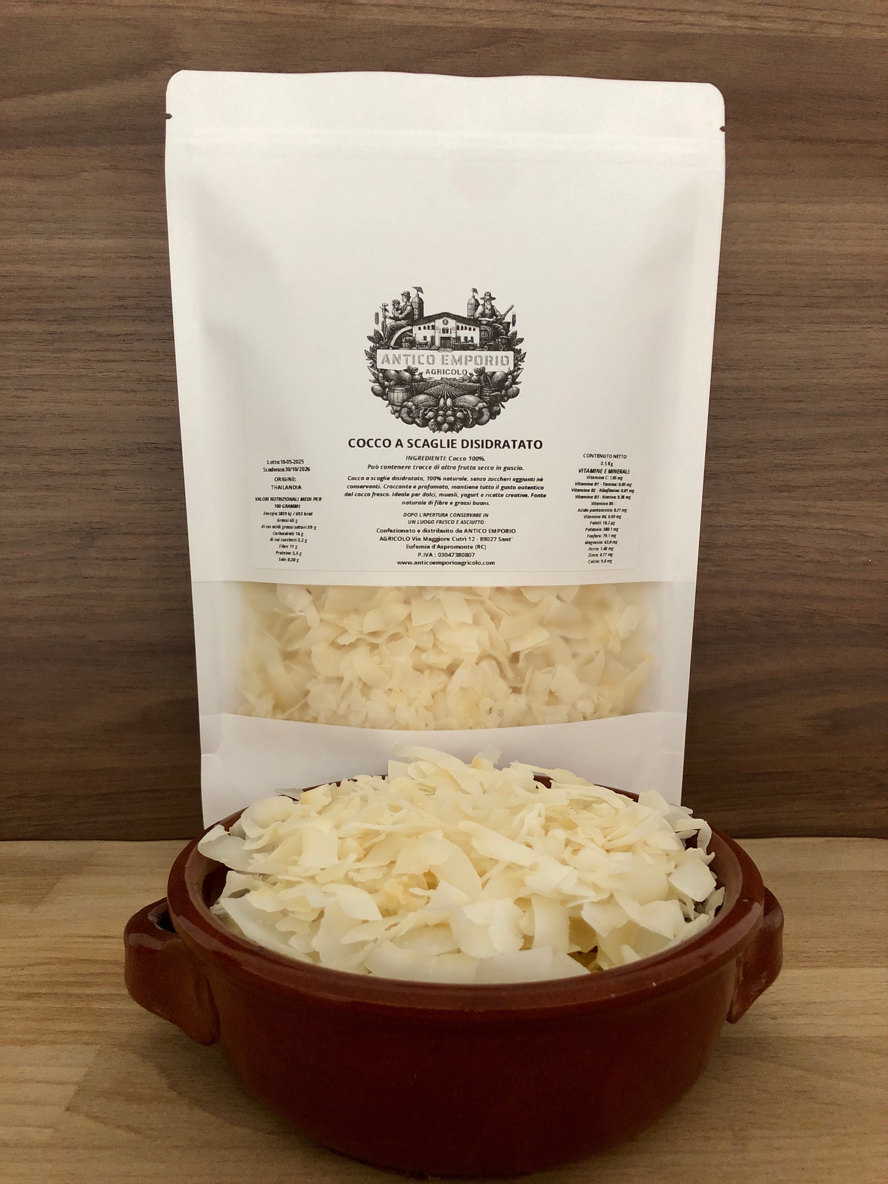 Cocco Disidratato a Scaglie Senza Zucchero