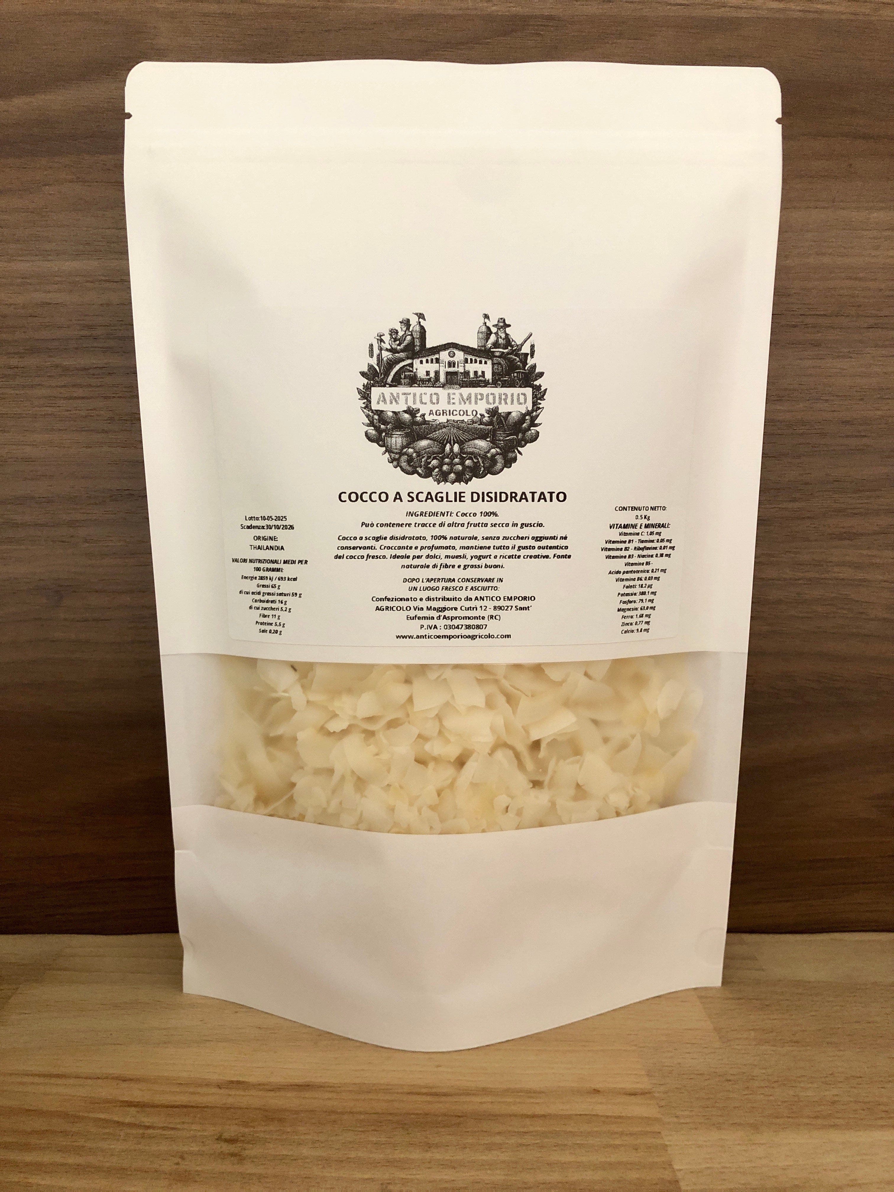 Cocco Disidratato a Scaglie Senza Zucchero