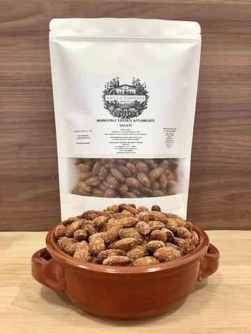 Mandorle Naturali Tostate Affumicate e Salate