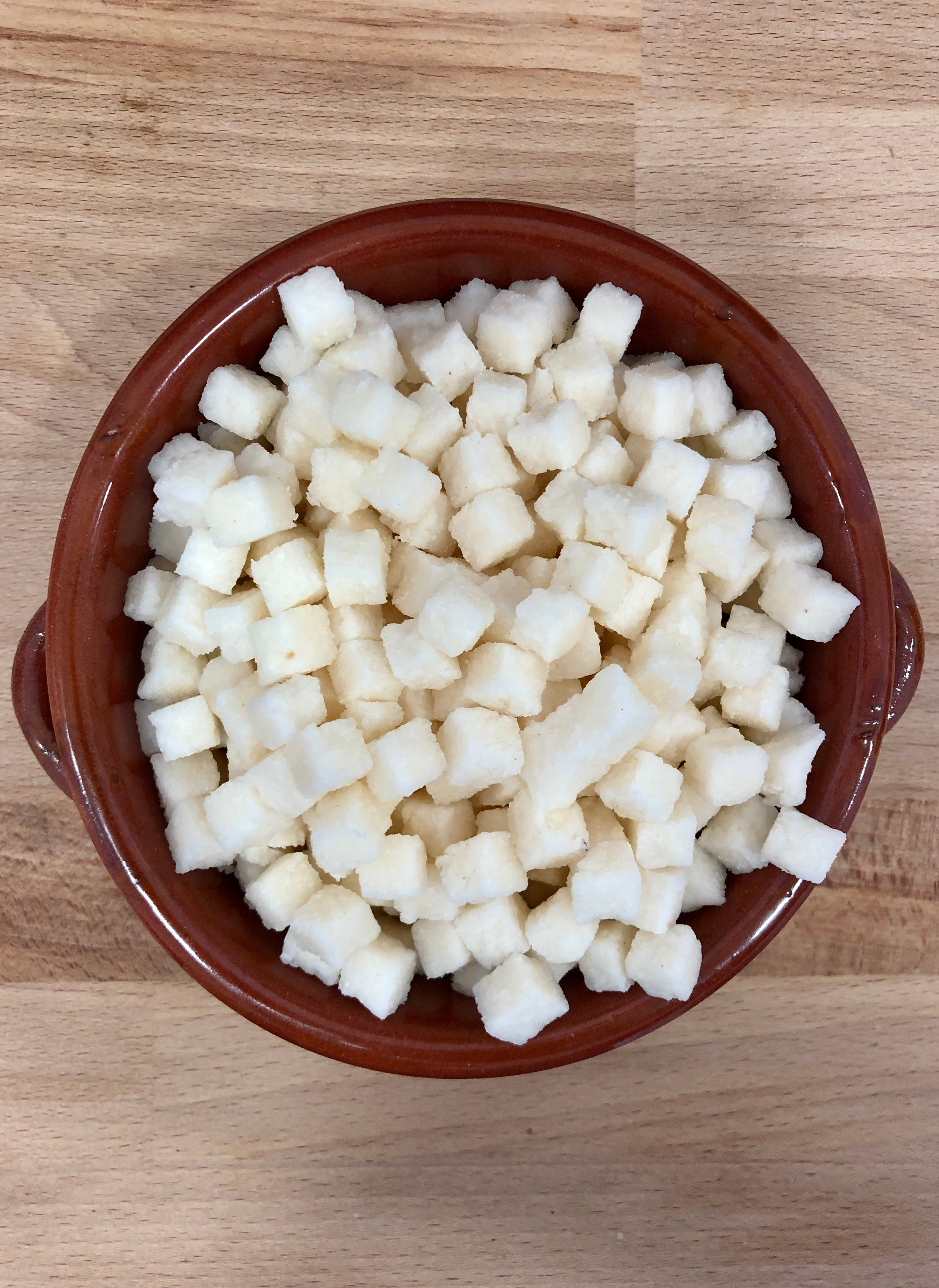 Cocco Naturale Disidratato a Cubetti Senza Zucchero