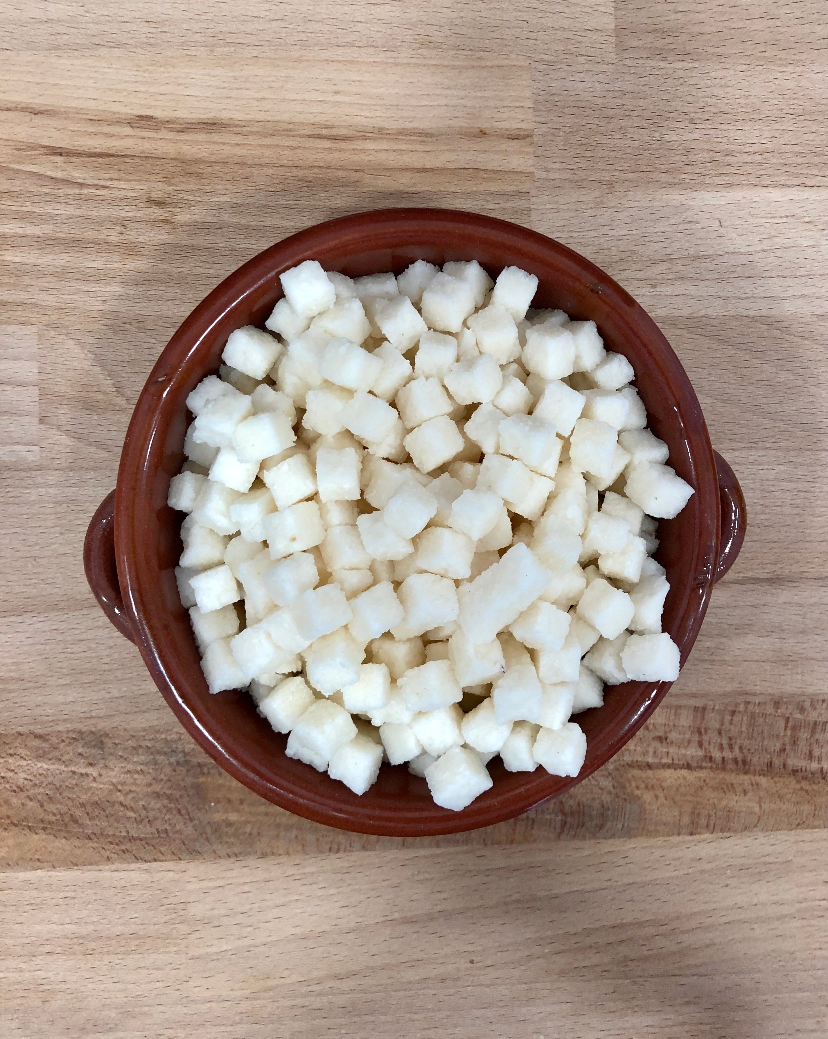 Cocco Naturale Disidratato a Cubetti Senza Zucchero