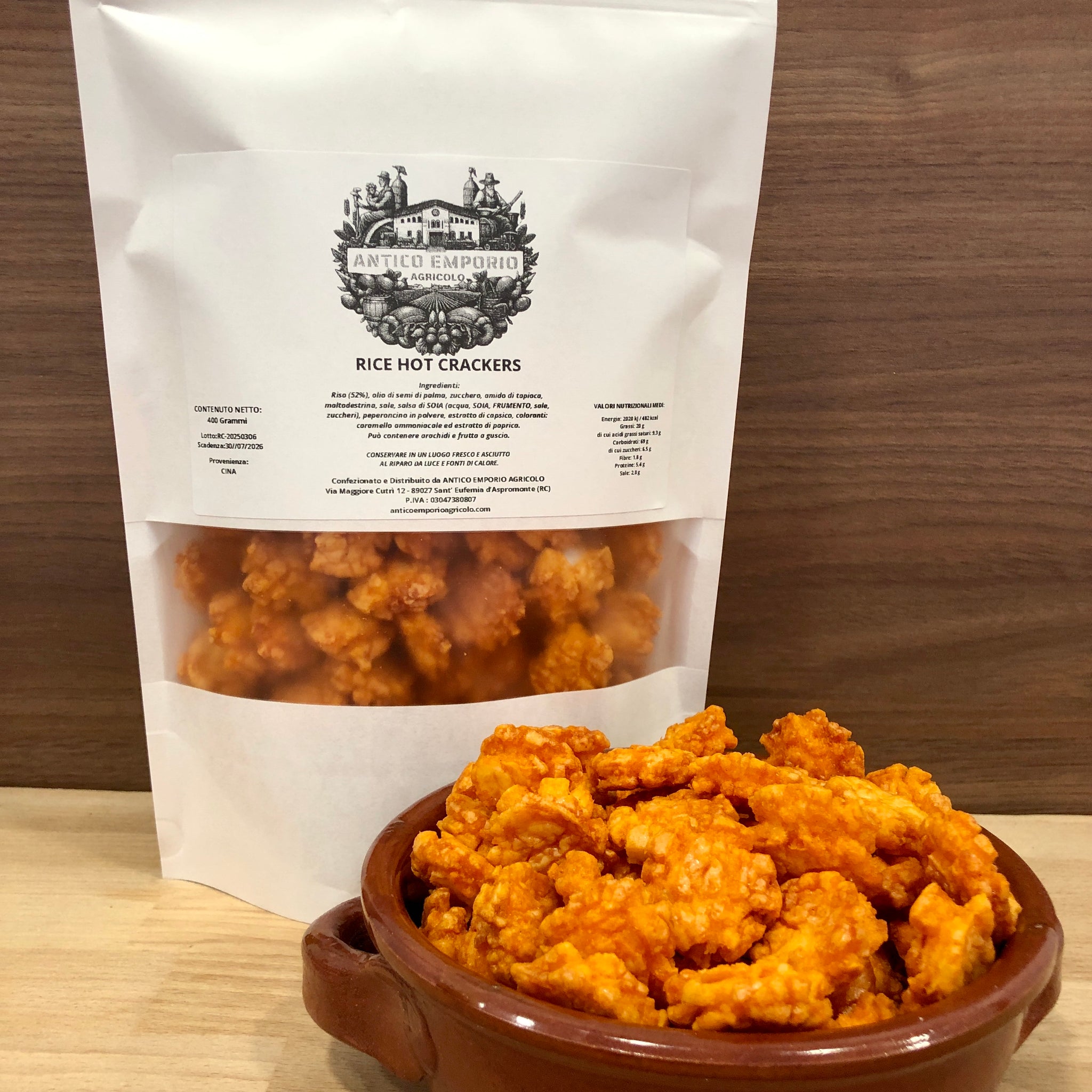 Rice Hot Crackers - Snack Salati -