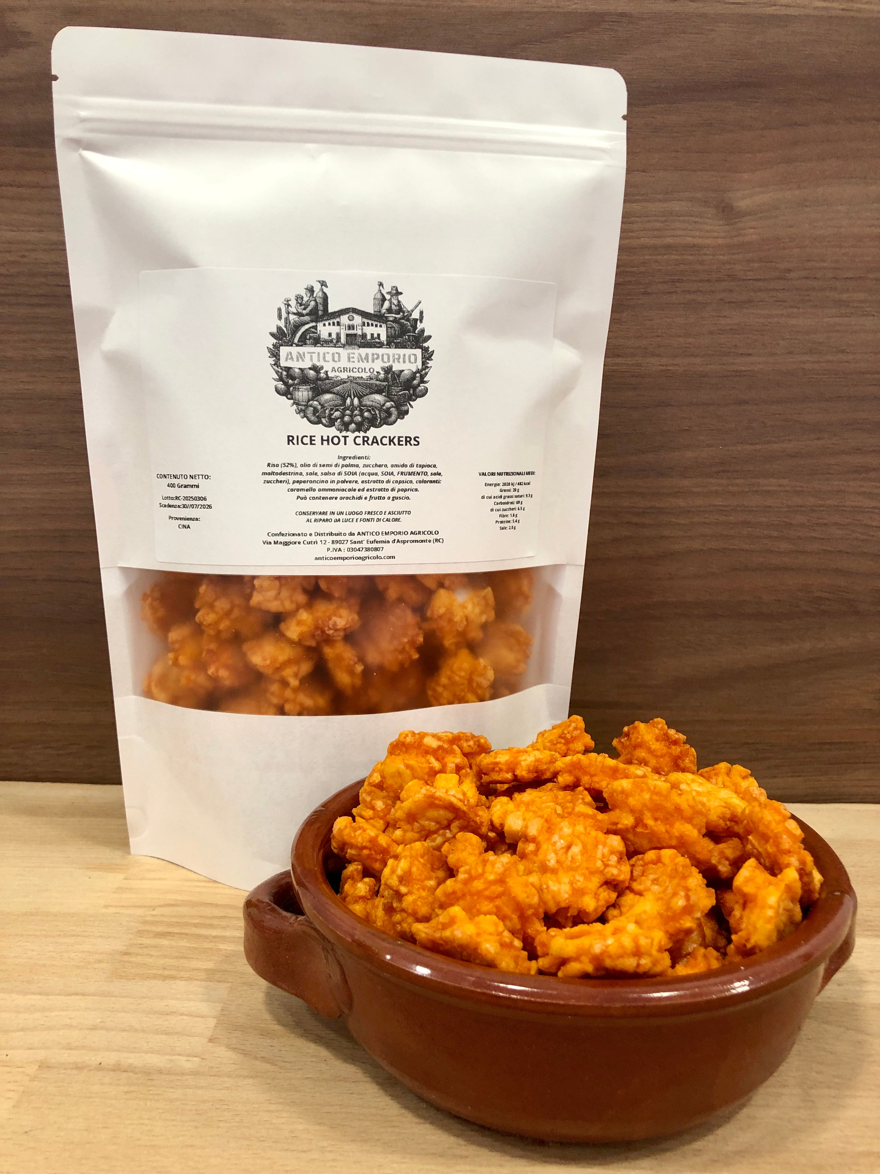 Rice Hot Crackers - Snack Salati -