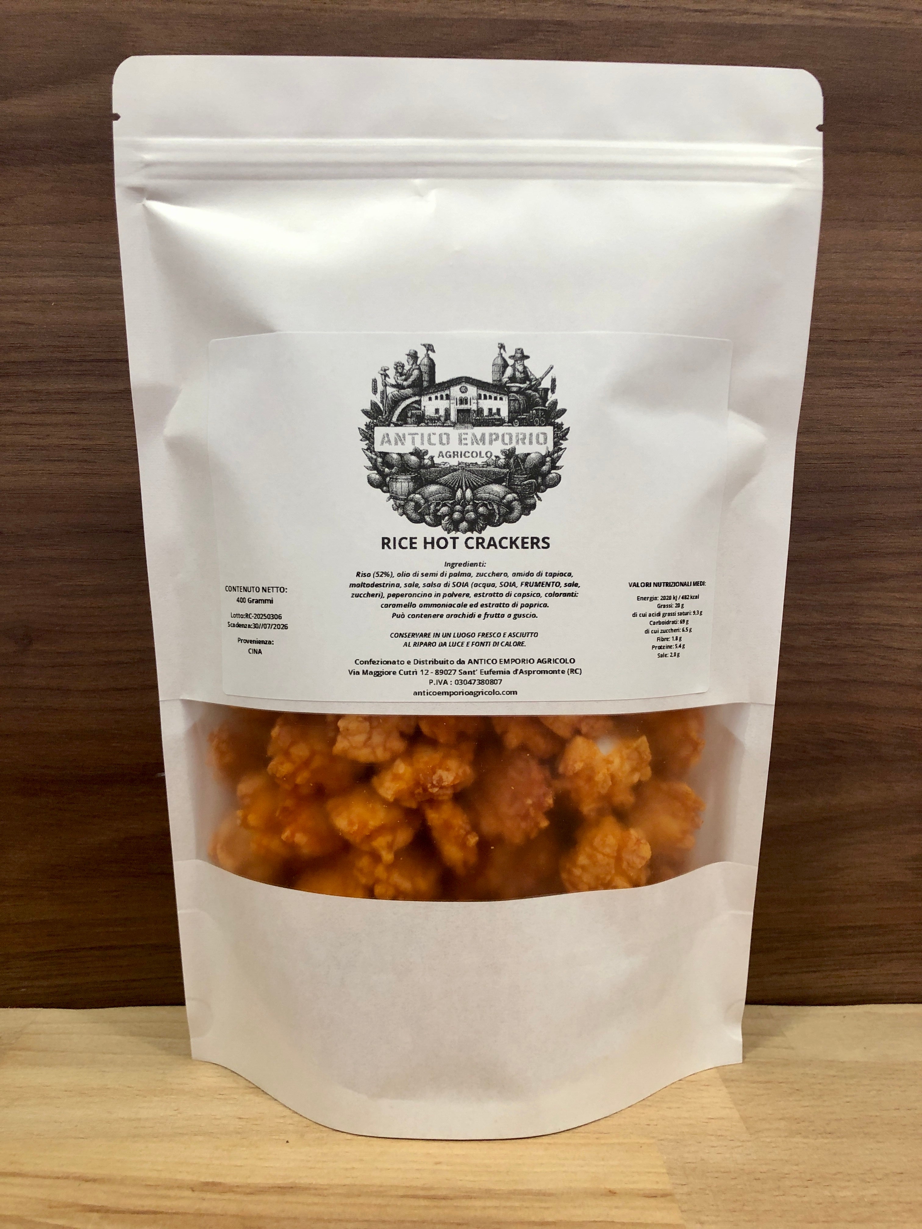 Rice Hot Crackers - Snack Salati -