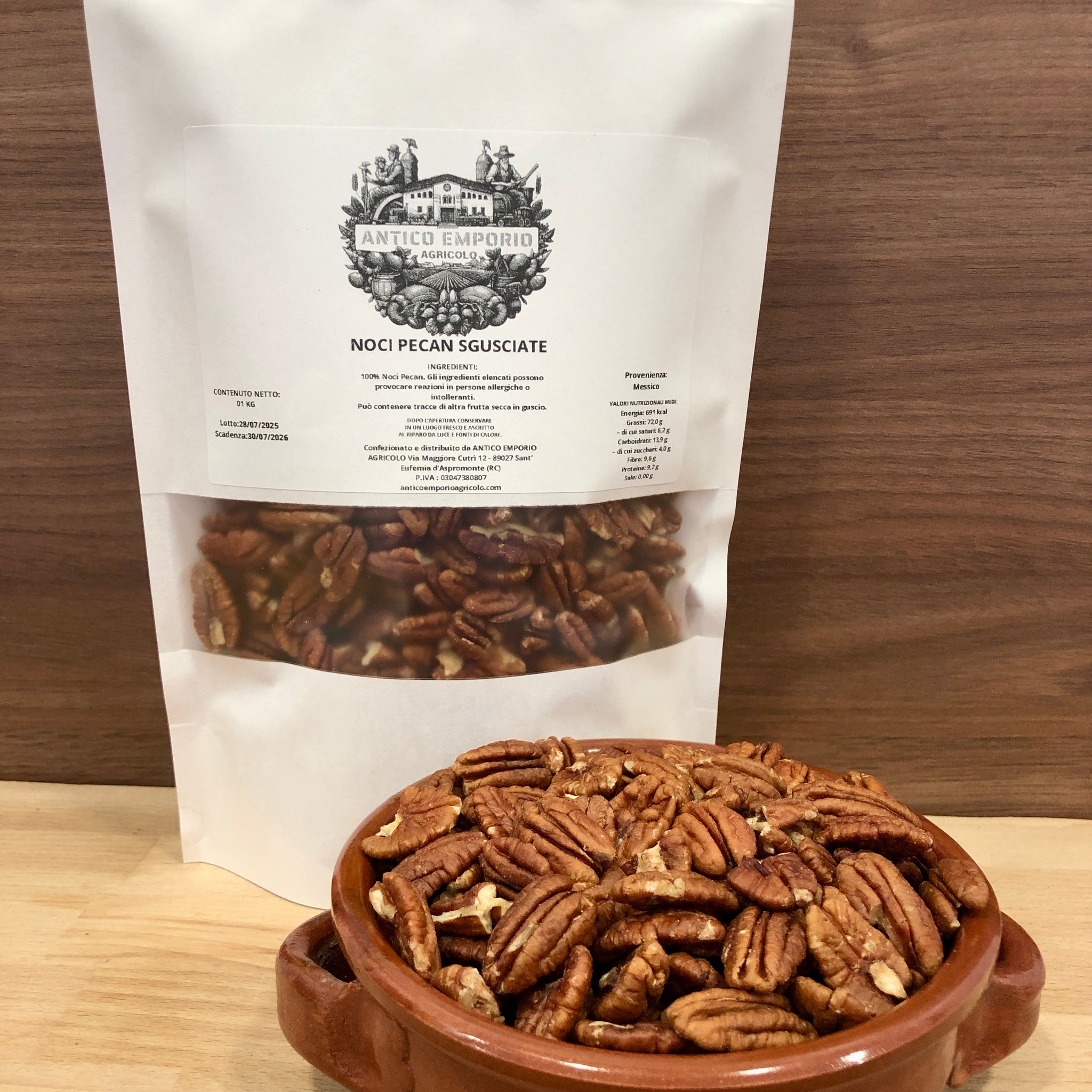 Noci Pecan Sgusciate - Tagliate a Metà -