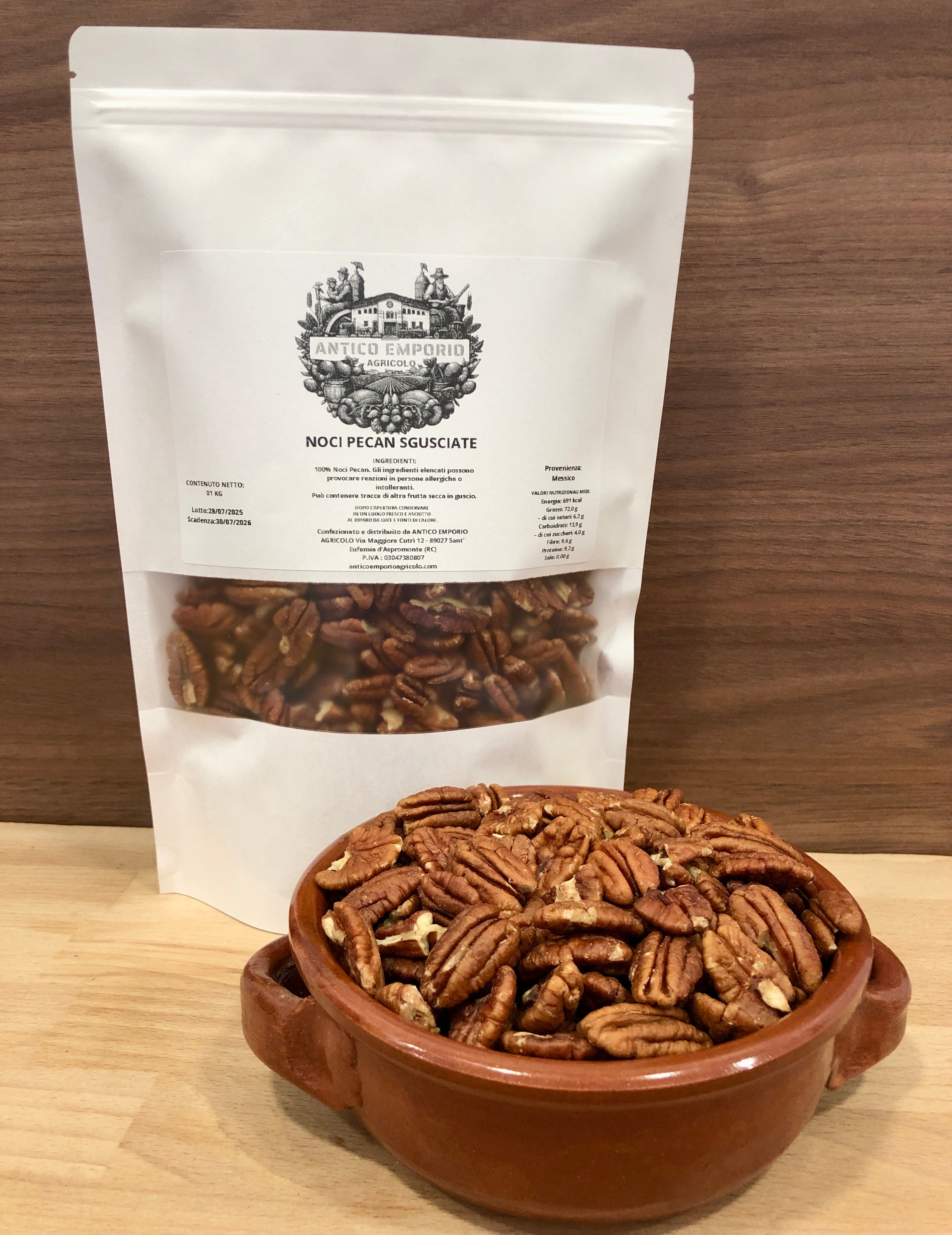 Noci Pecan Sgusciate - Tagliate a Metà -