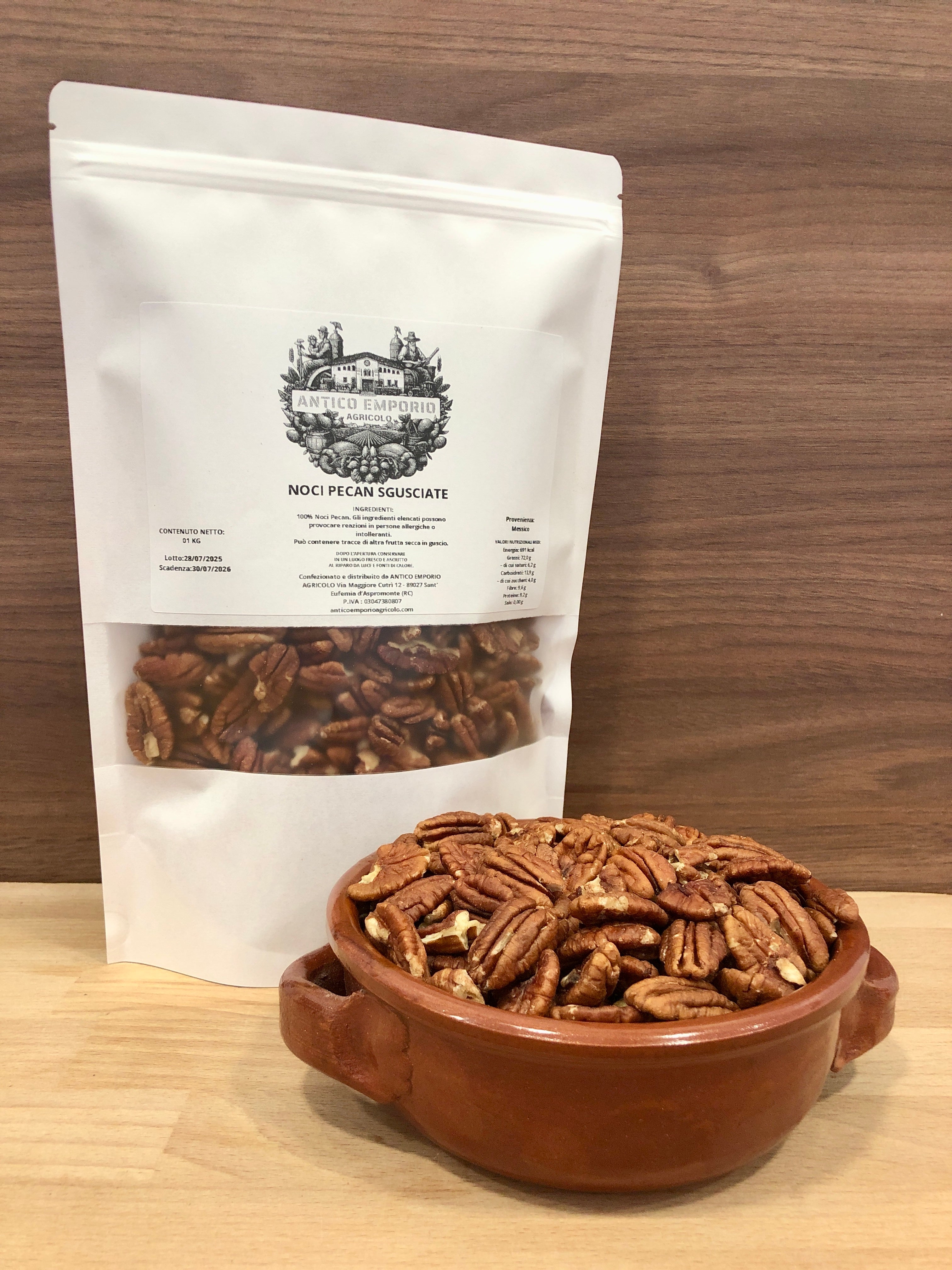 Noci Pecan Sgusciate - Tagliate a Metà -