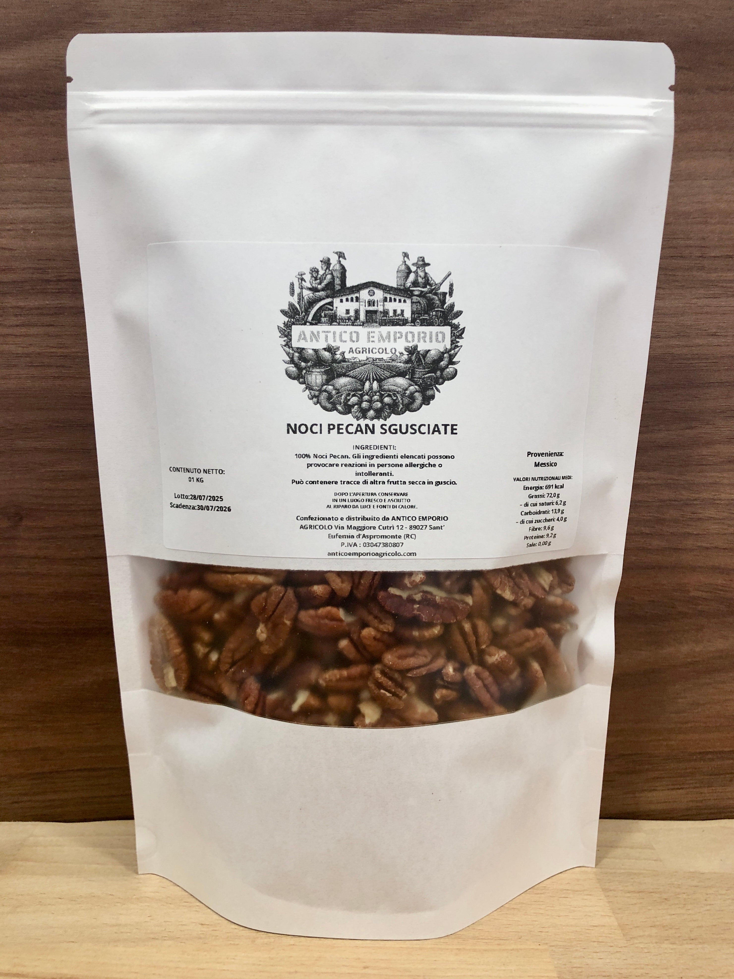 Noci Pecan Sgusciate - Tagliate a Metà -