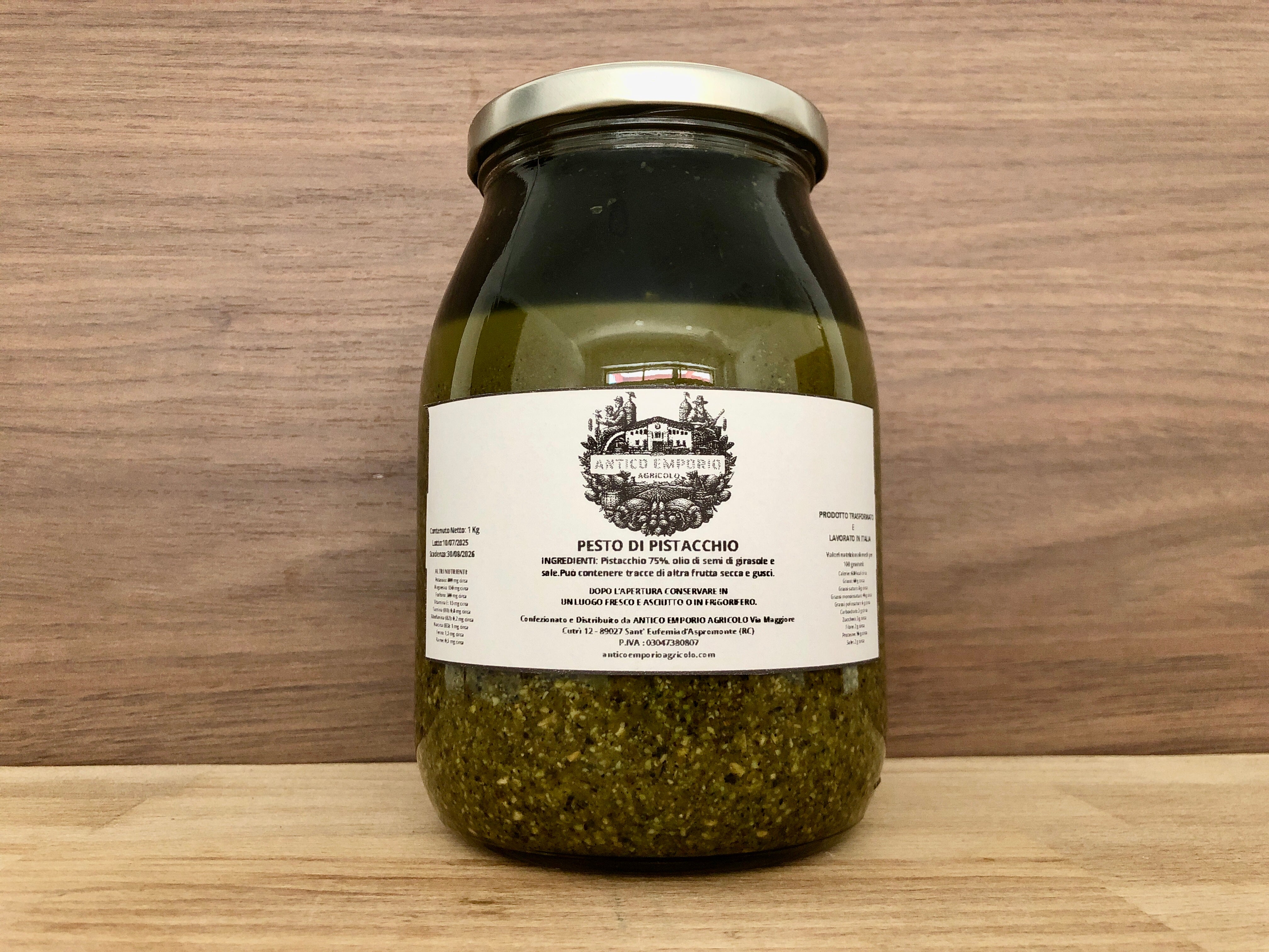 Pesto di Pistacchio Artigianale al 75%