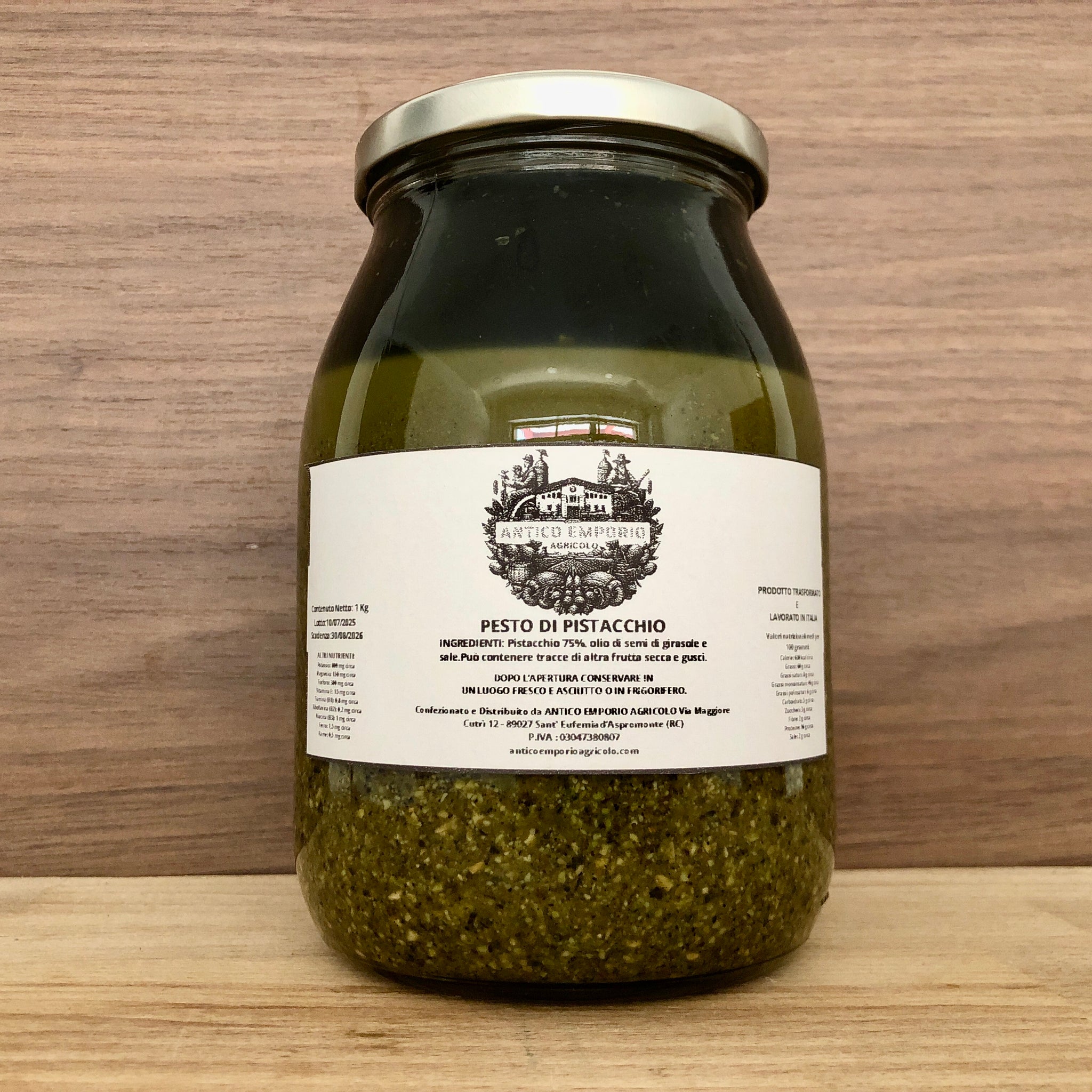 Pesto di Pistacchio Artigianale al 75%