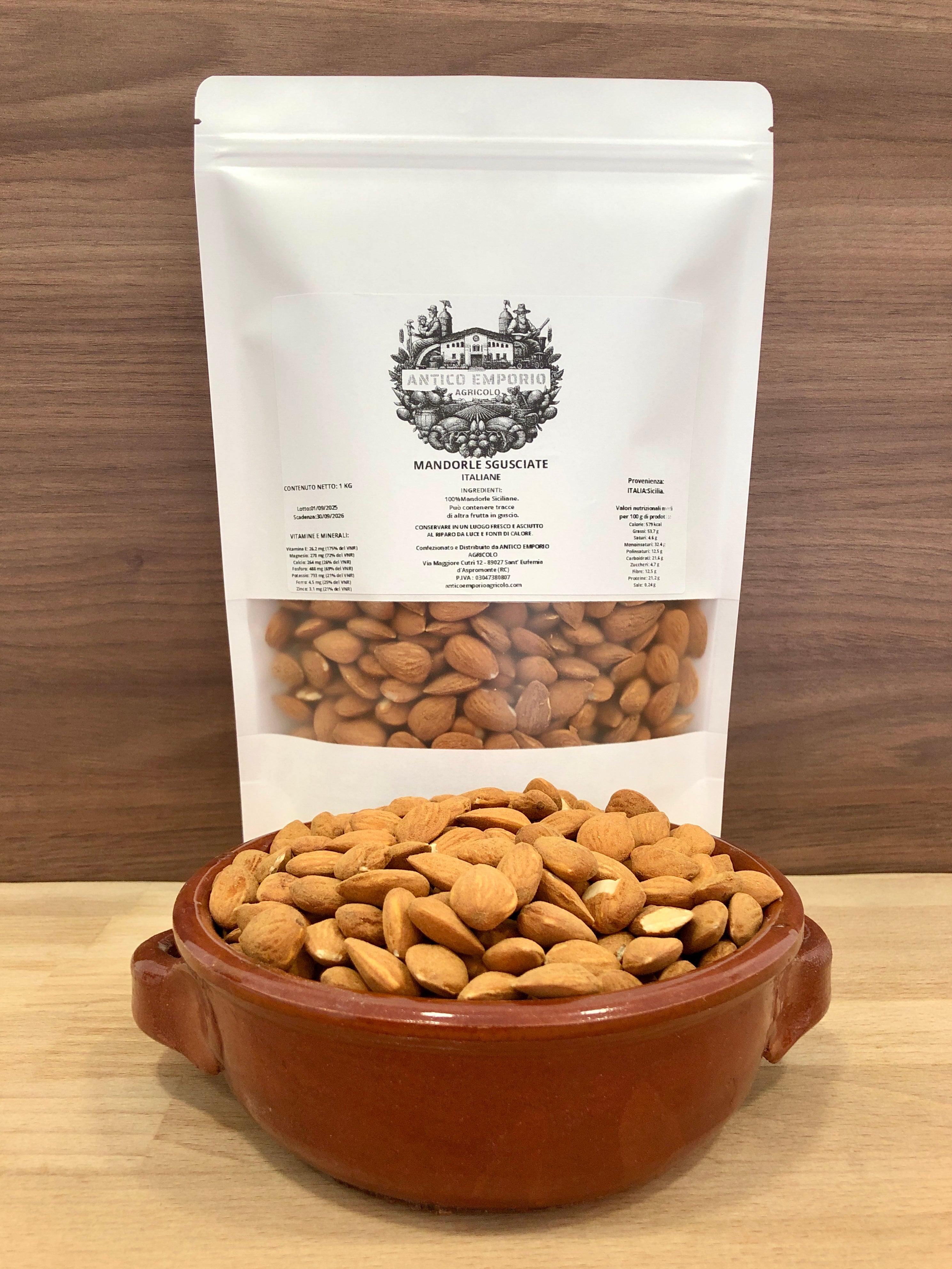 Mandorle Sgusciate Siciliane Naturali