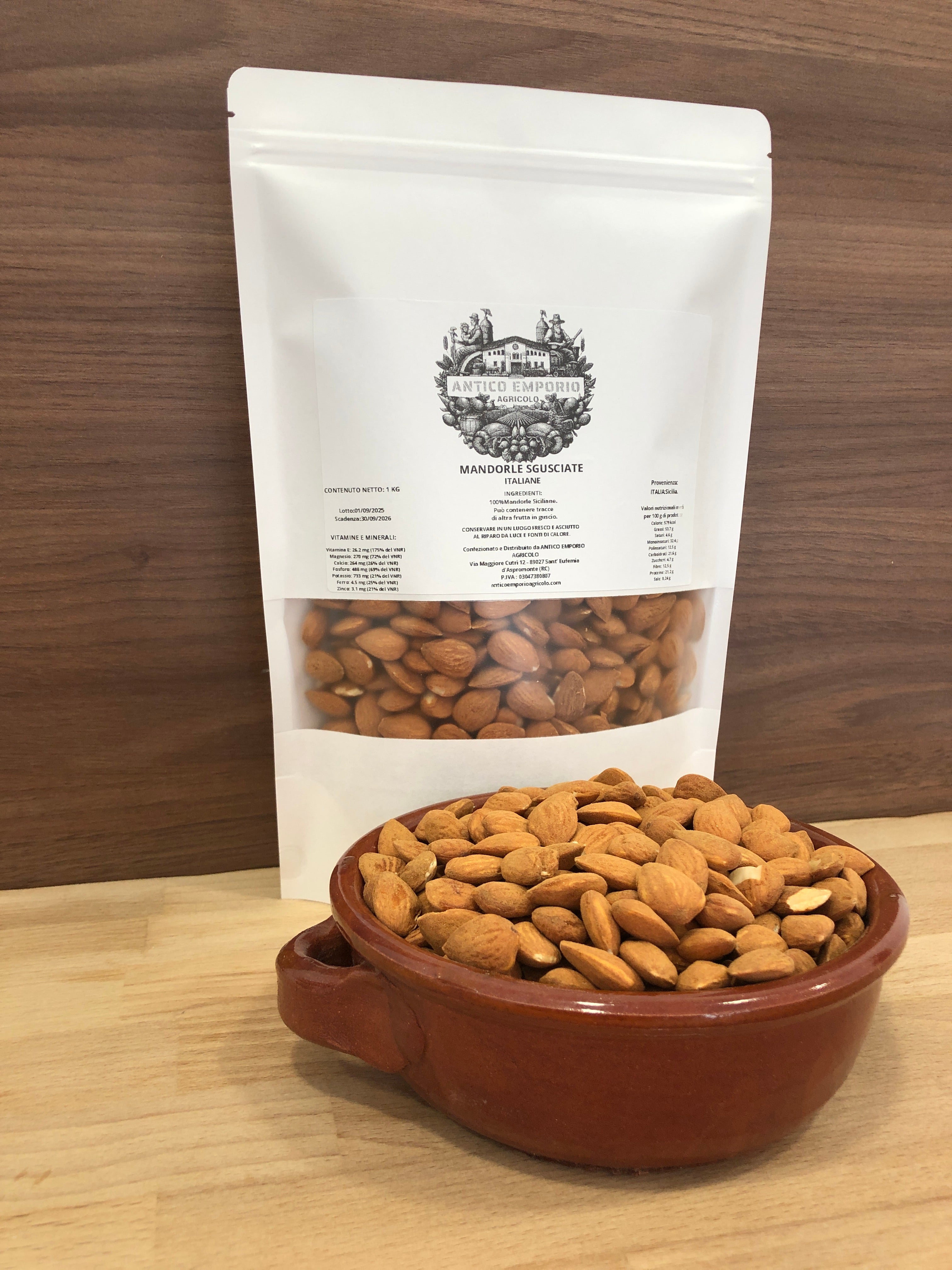 Mandorle Sgusciate Siciliane Naturali