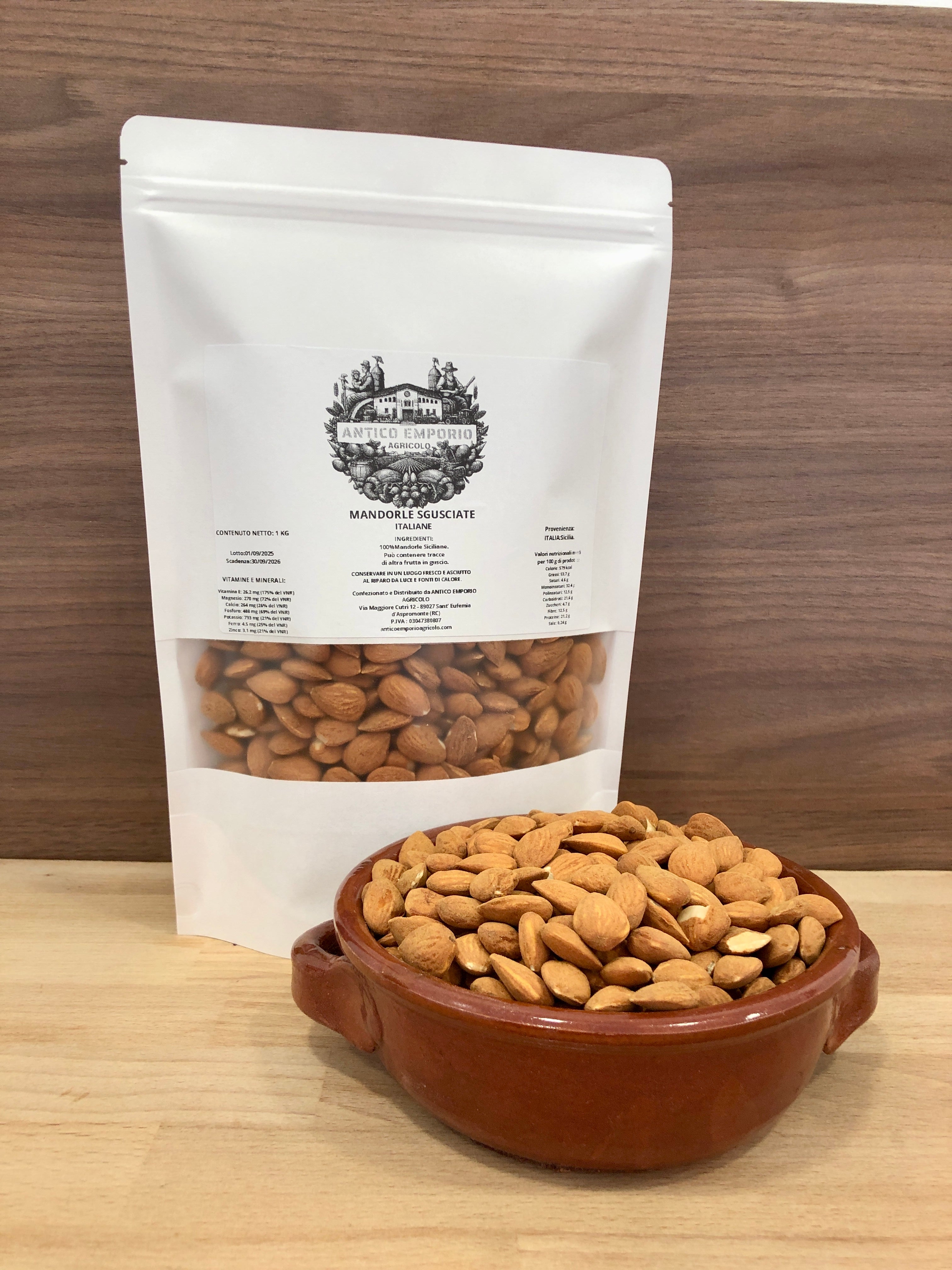 Mandorle Sgusciate Siciliane Naturali