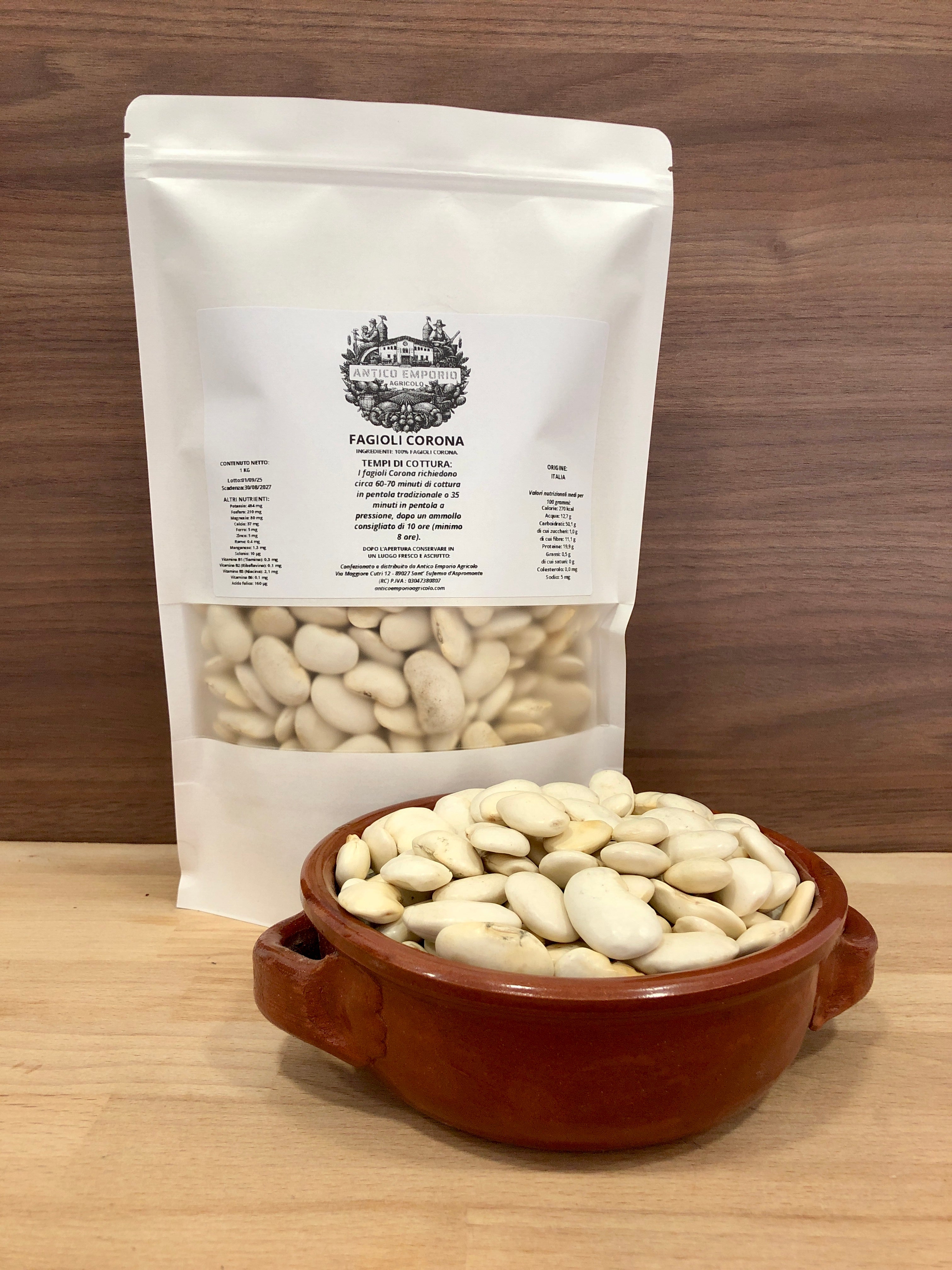 Fagioli Corona Secchi Naturali Selezionati