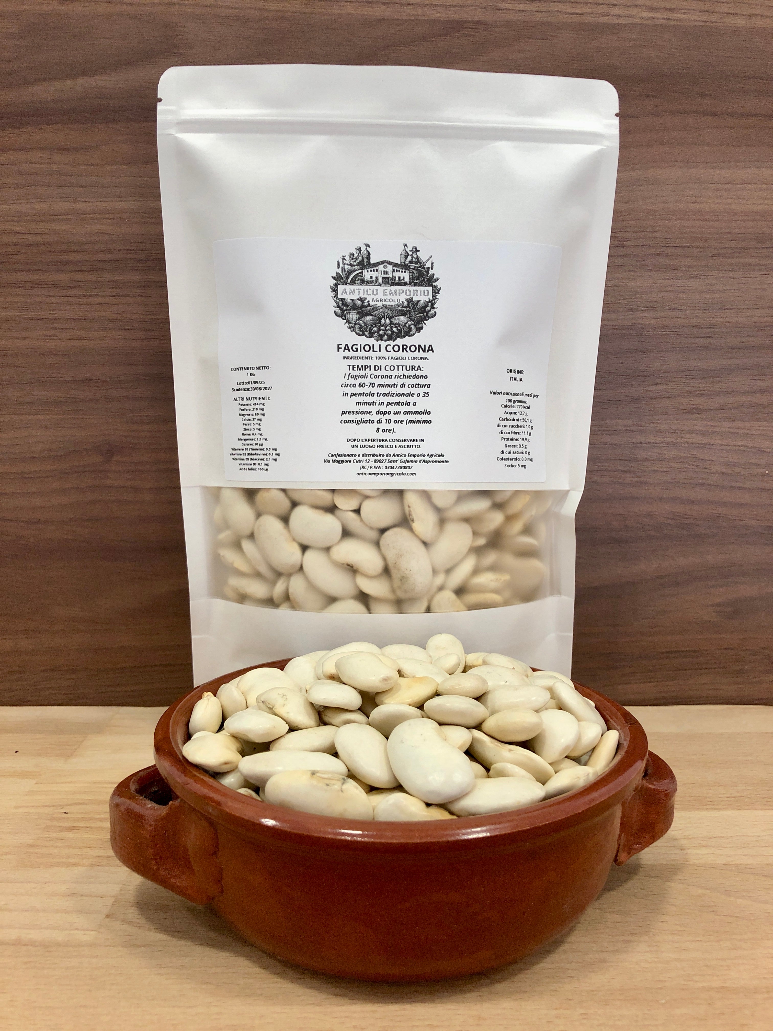 Fagioli Corona Secchi Naturali Selezionati