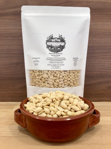 Arachidi Sgusciate Naturali Pelate e Crude
