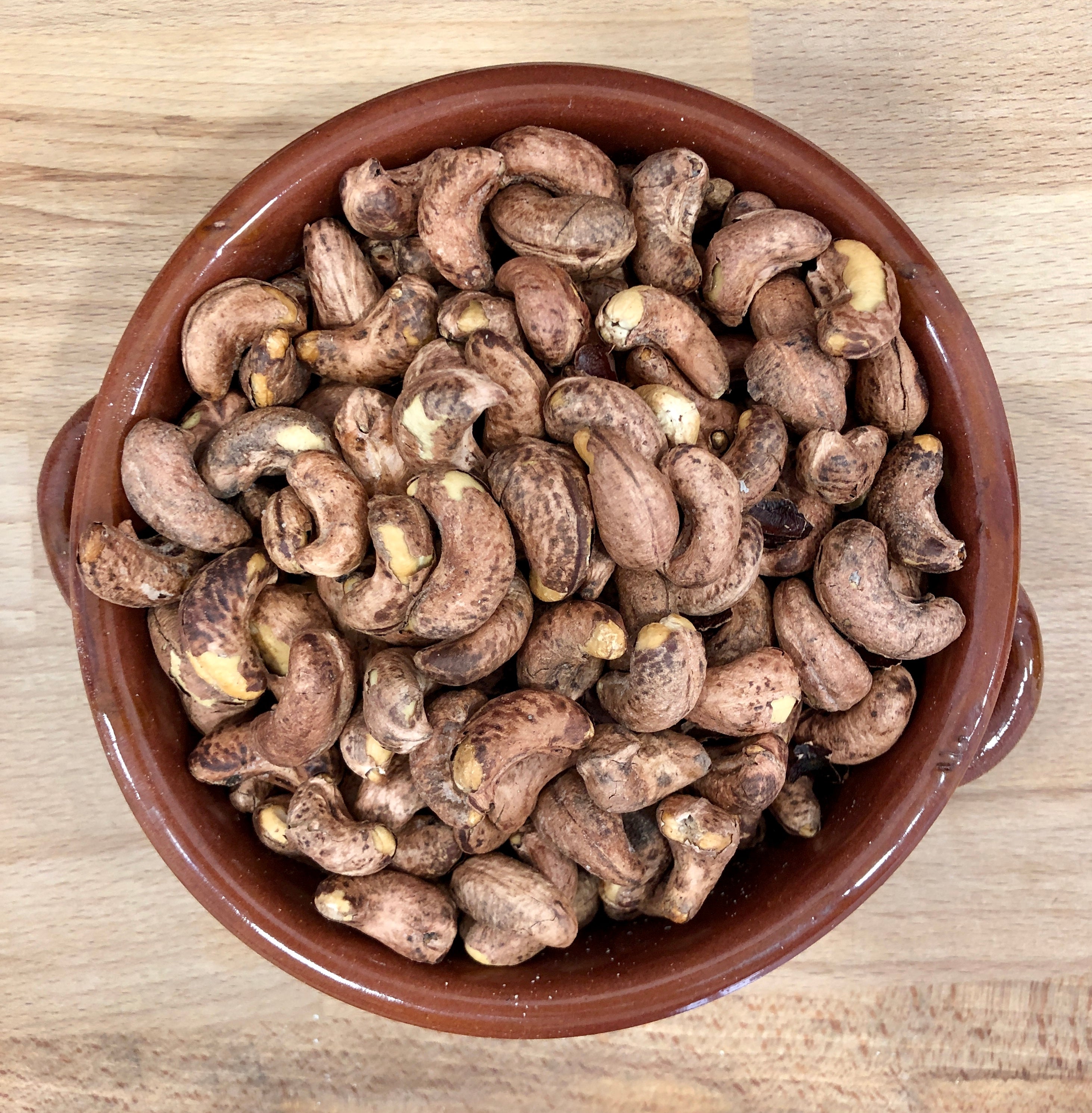 Anacardi Giganti con Buccia Tostati e Salati