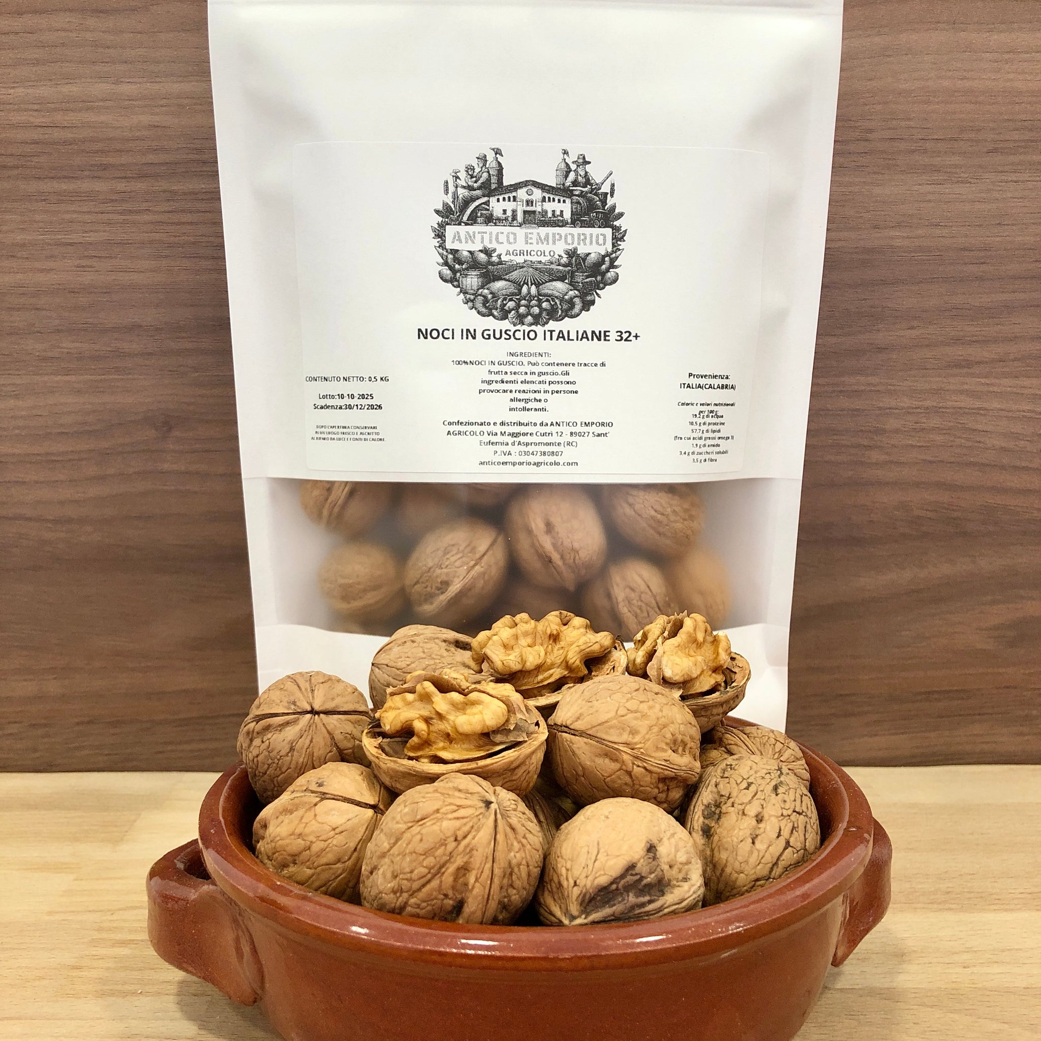 Noci in Guscio Naturali Italia(CALABRIA) 32+