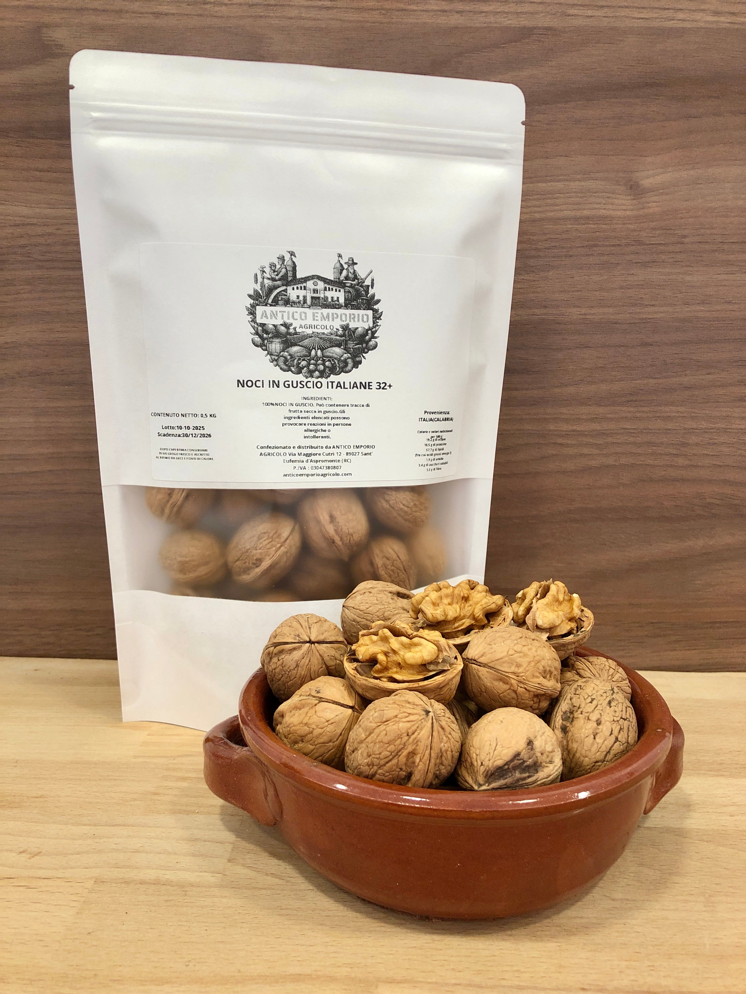 Noci in Guscio Naturali Italia(CALABRIA) 32+