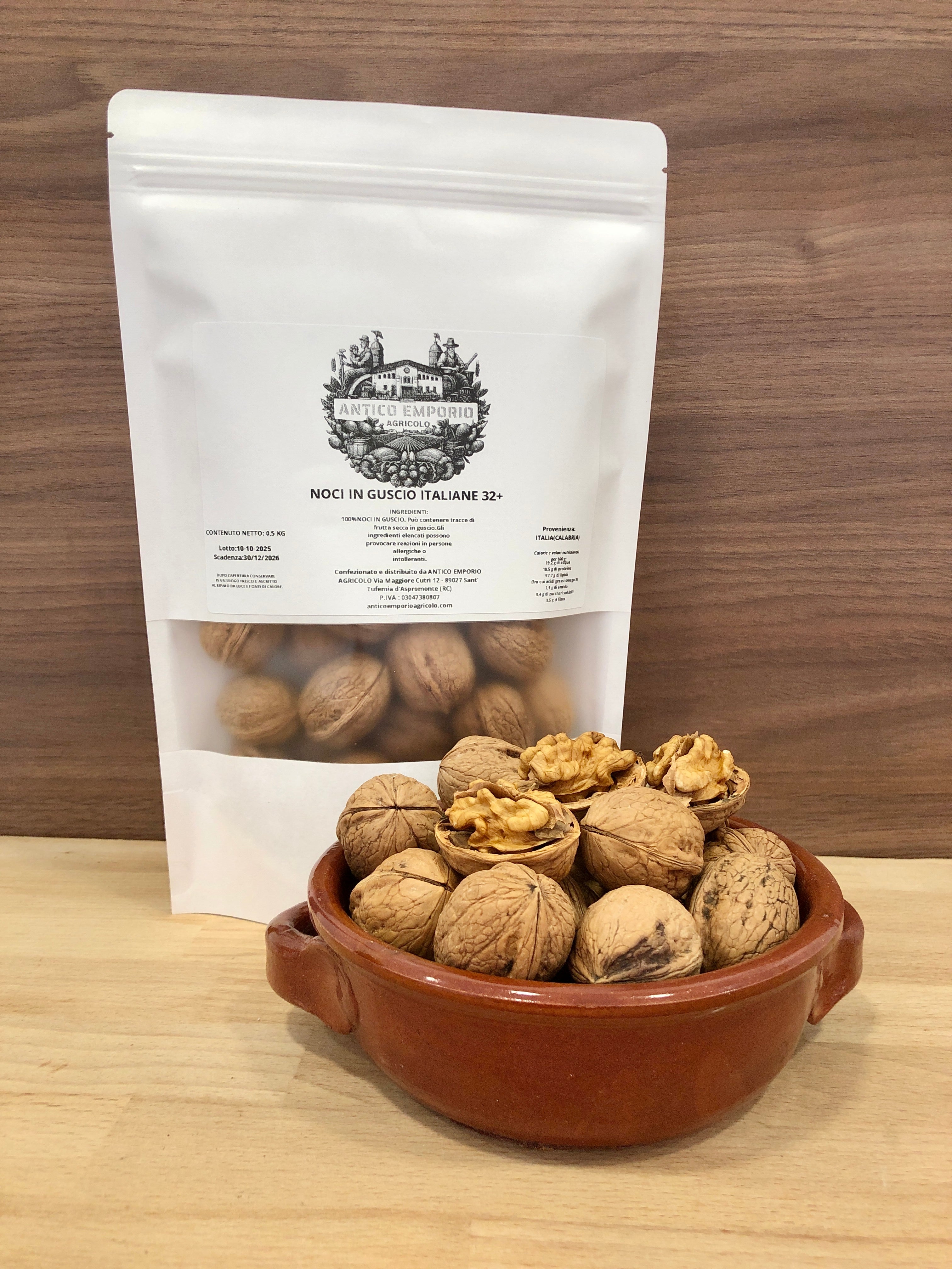 Noci in Guscio Naturali Italia(CALABRIA) 32+