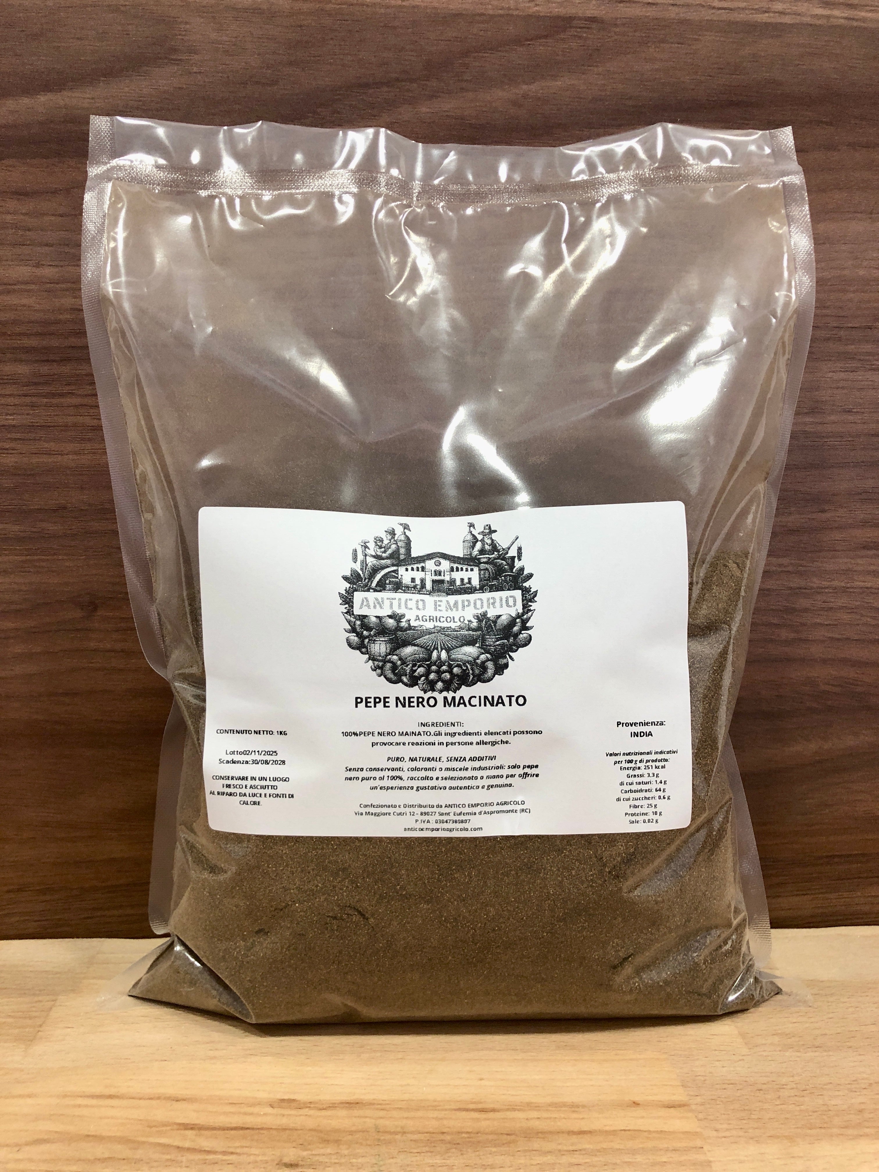 Pepe Nero Essiccato e Macinato