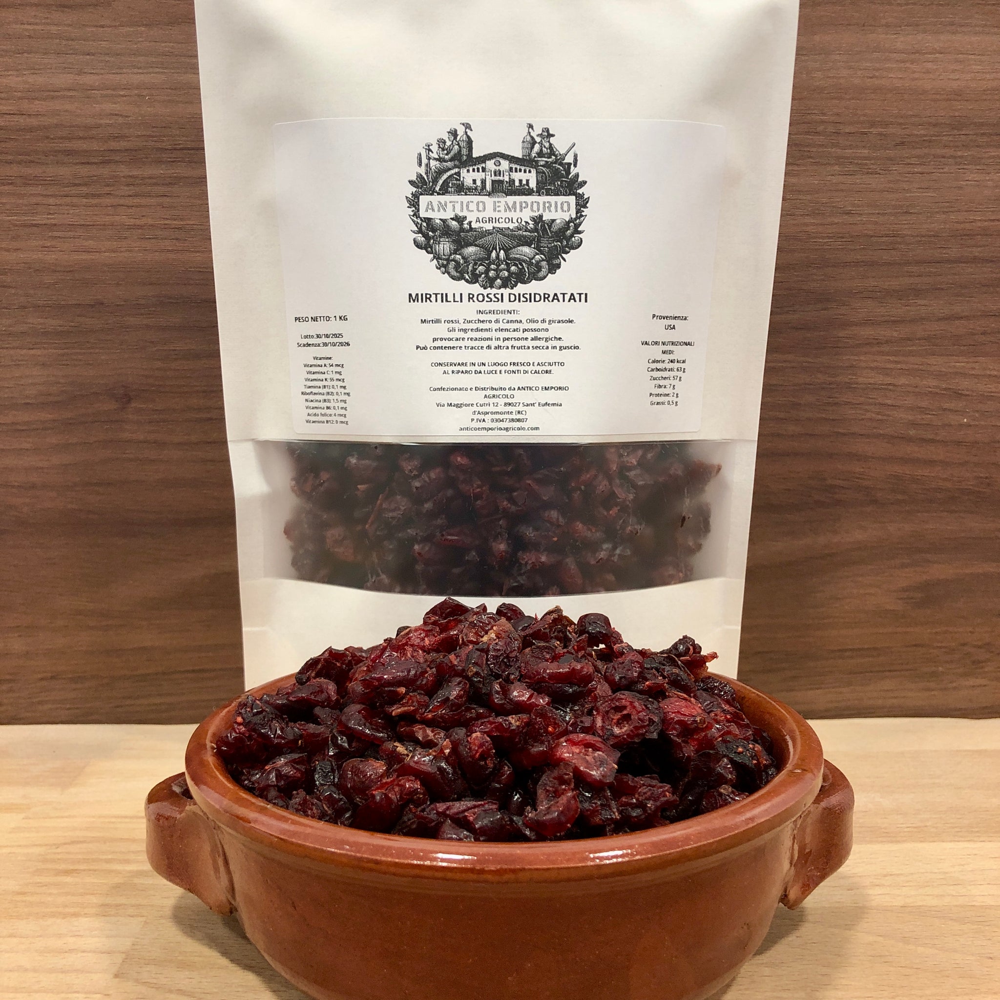 Mirtilli Rossi Disidratati USA – Naturali, Morbidi e Dolci | Snack Ricco di Antiossidanti