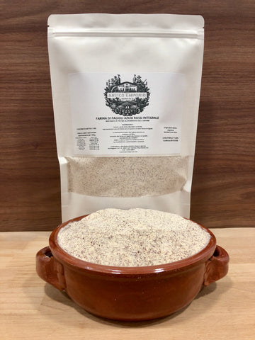 Farina di Fagioli Azuki Rossi Integrale macinata a Pietra al momento dell'ordine