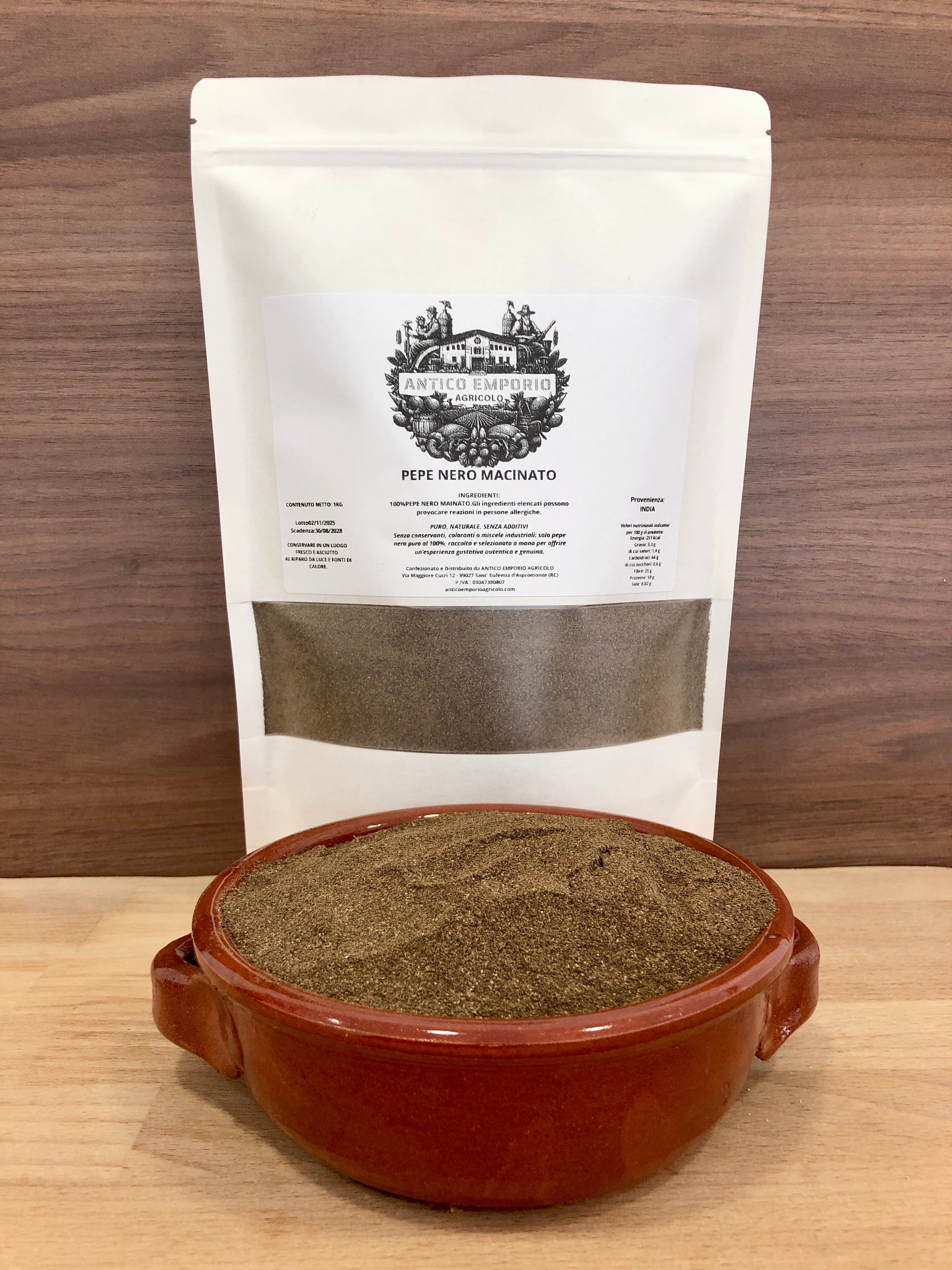 Pepe Nero Essiccato e Macinato