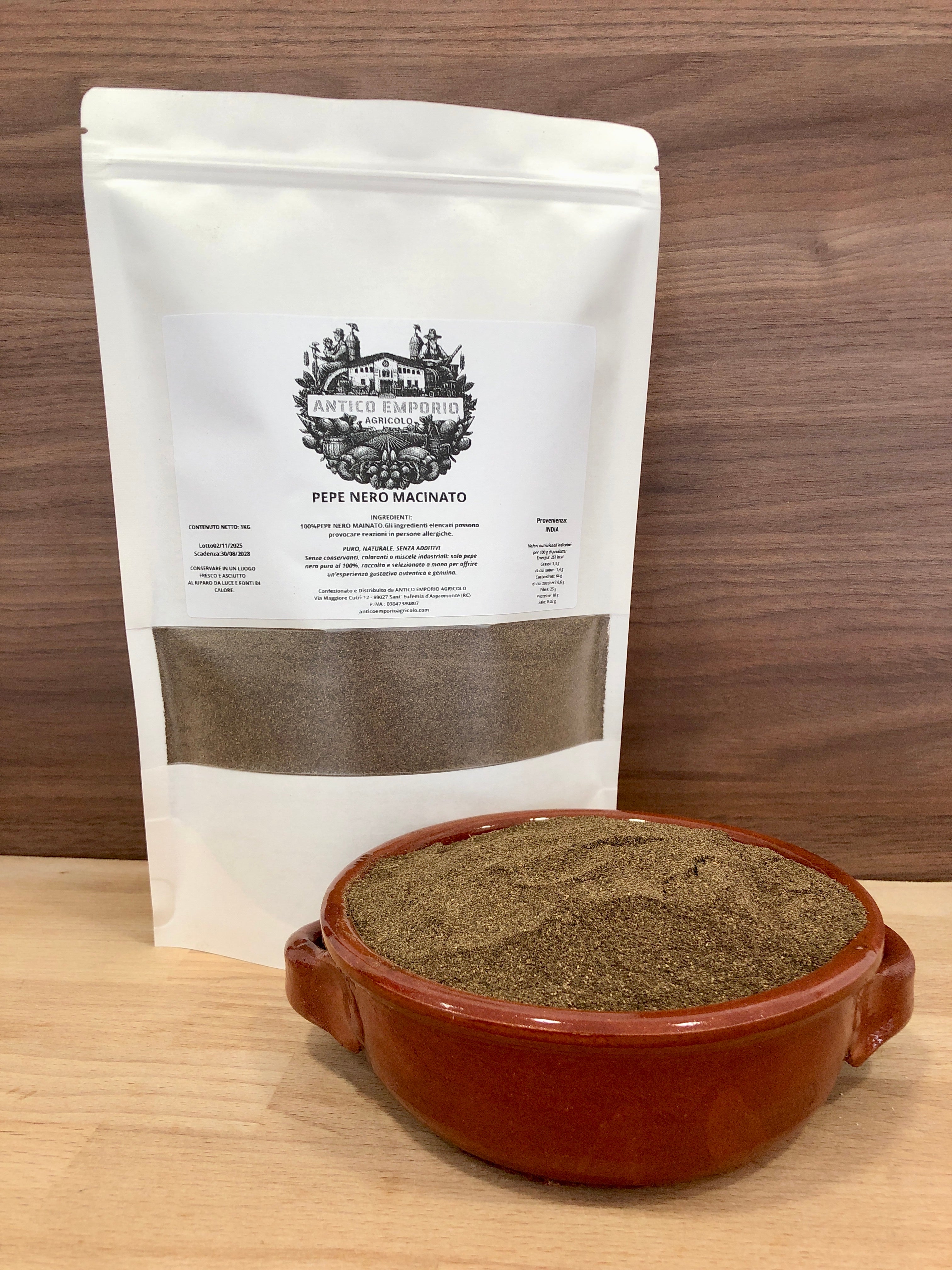 Pepe Nero Essiccato e Macinato