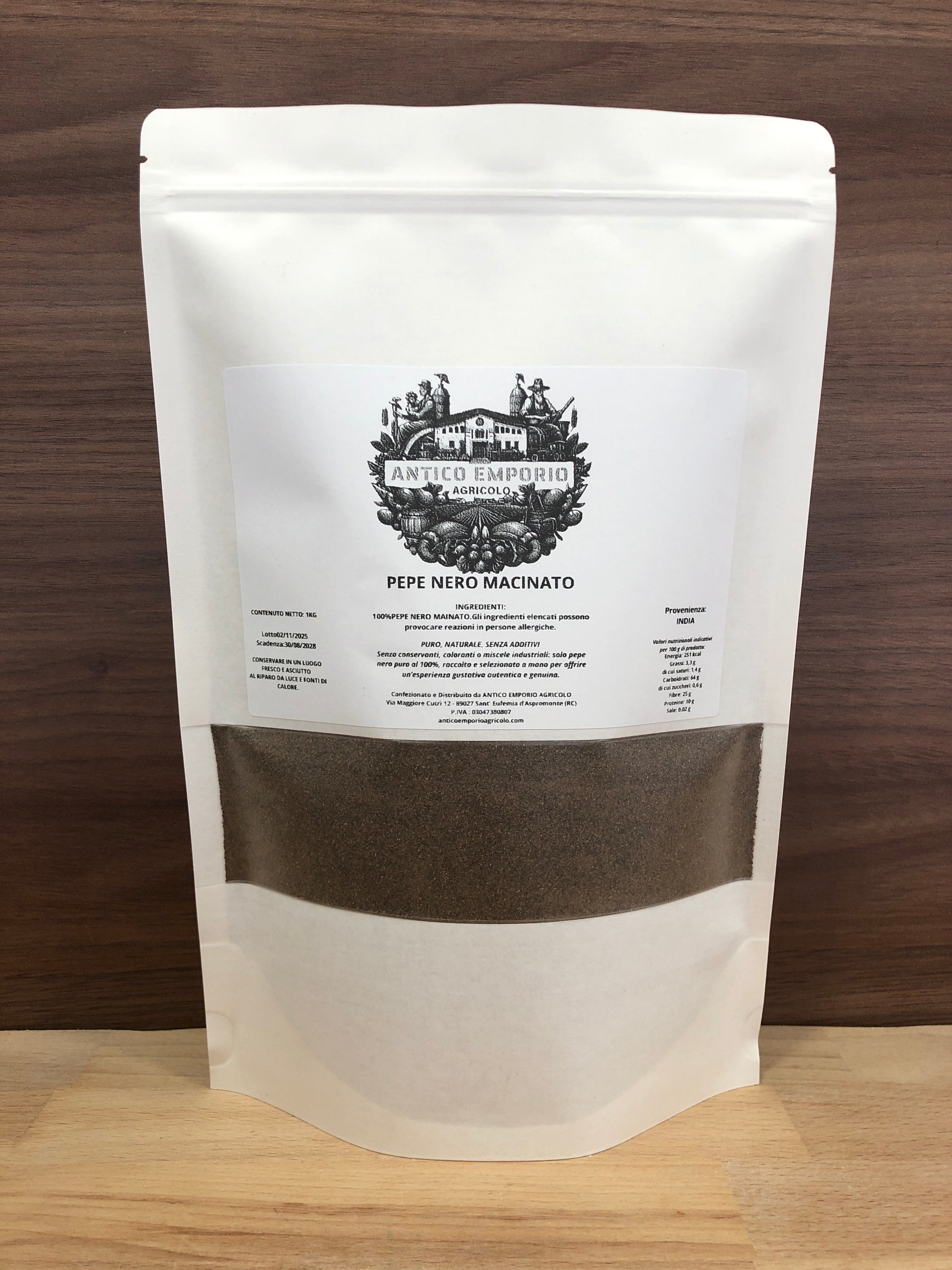 Pepe Nero Essiccato e Macinato