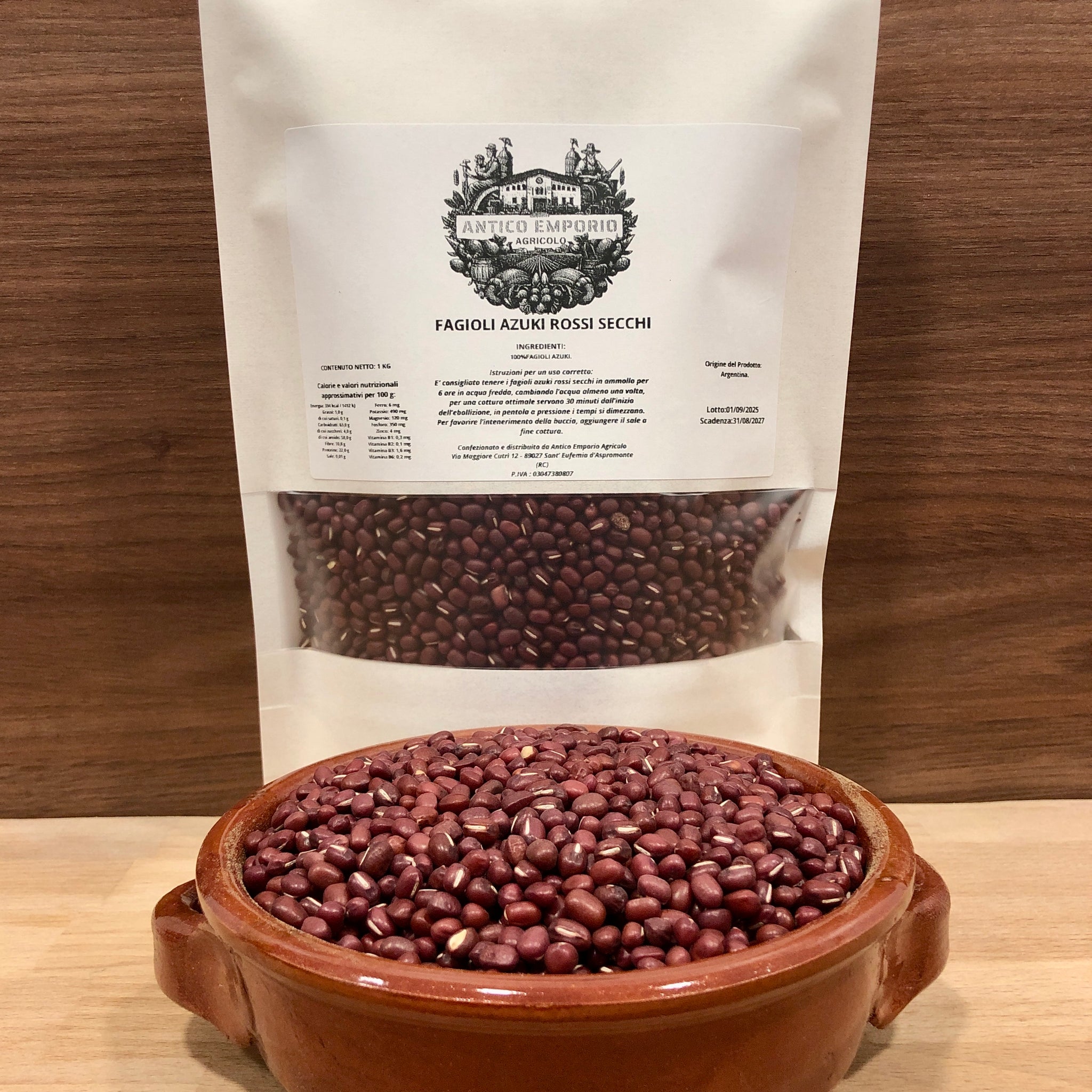 Fagioli Azuki Rossi Naturali