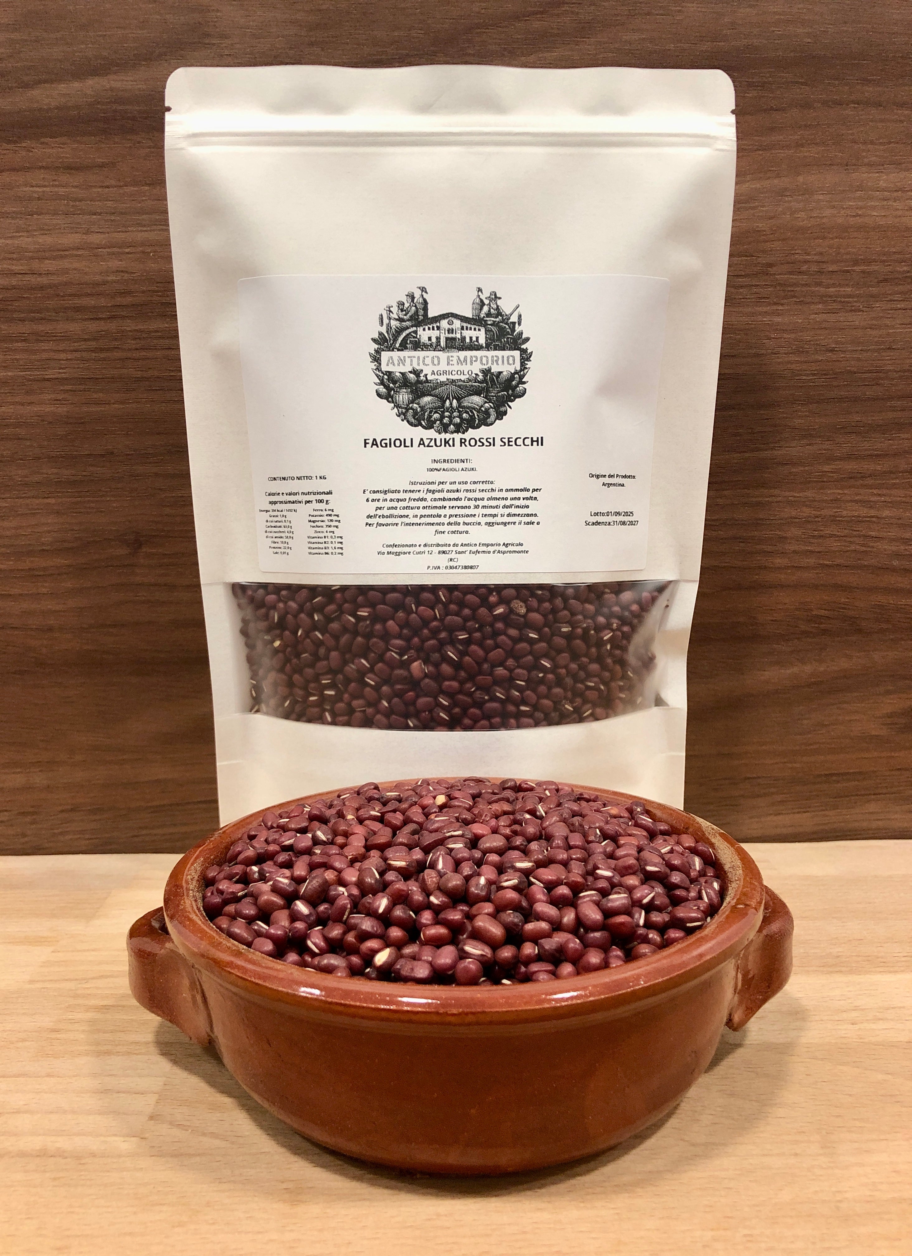 Fagioli Azuki Rossi Naturali