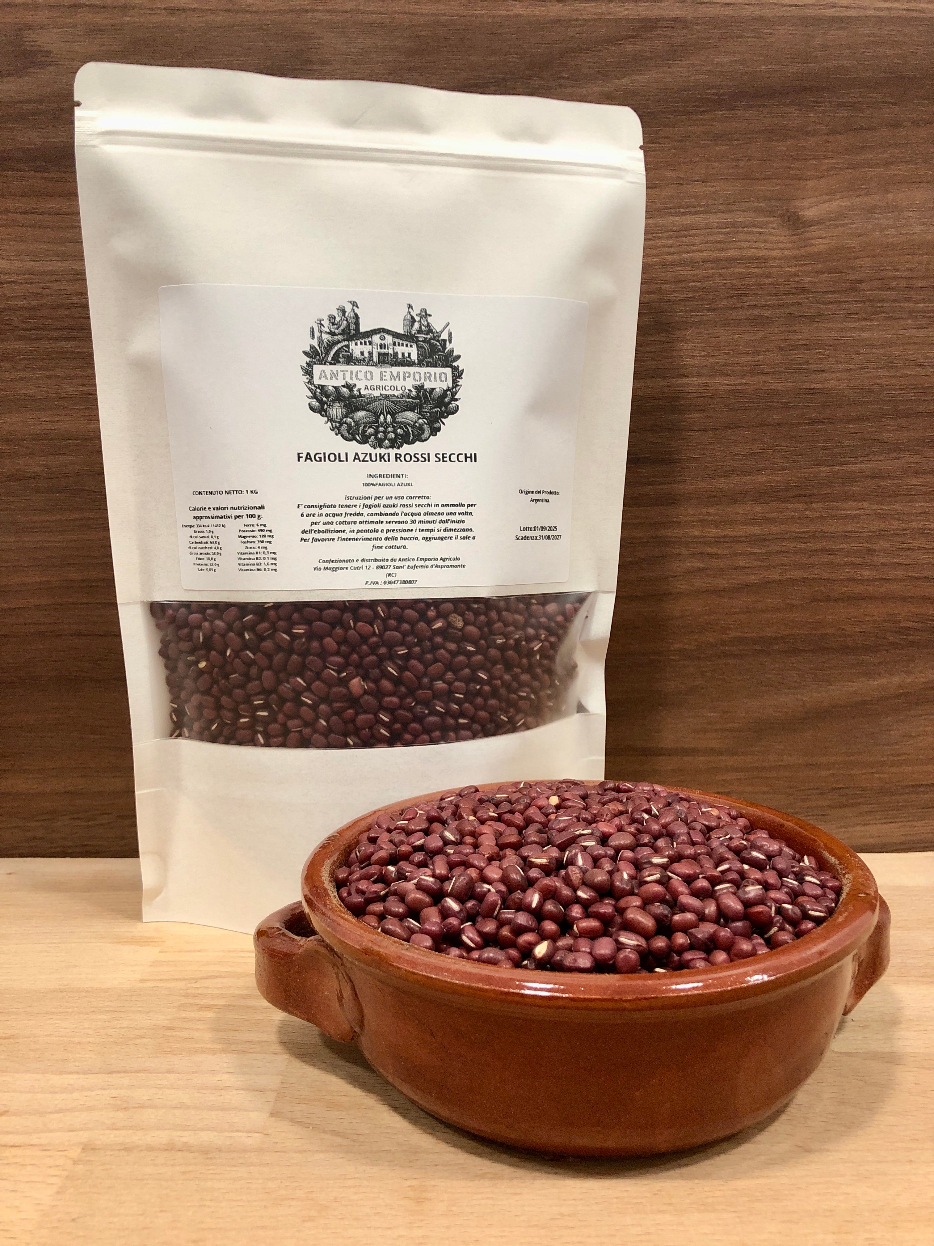 Fagioli Azuki Rossi Naturali