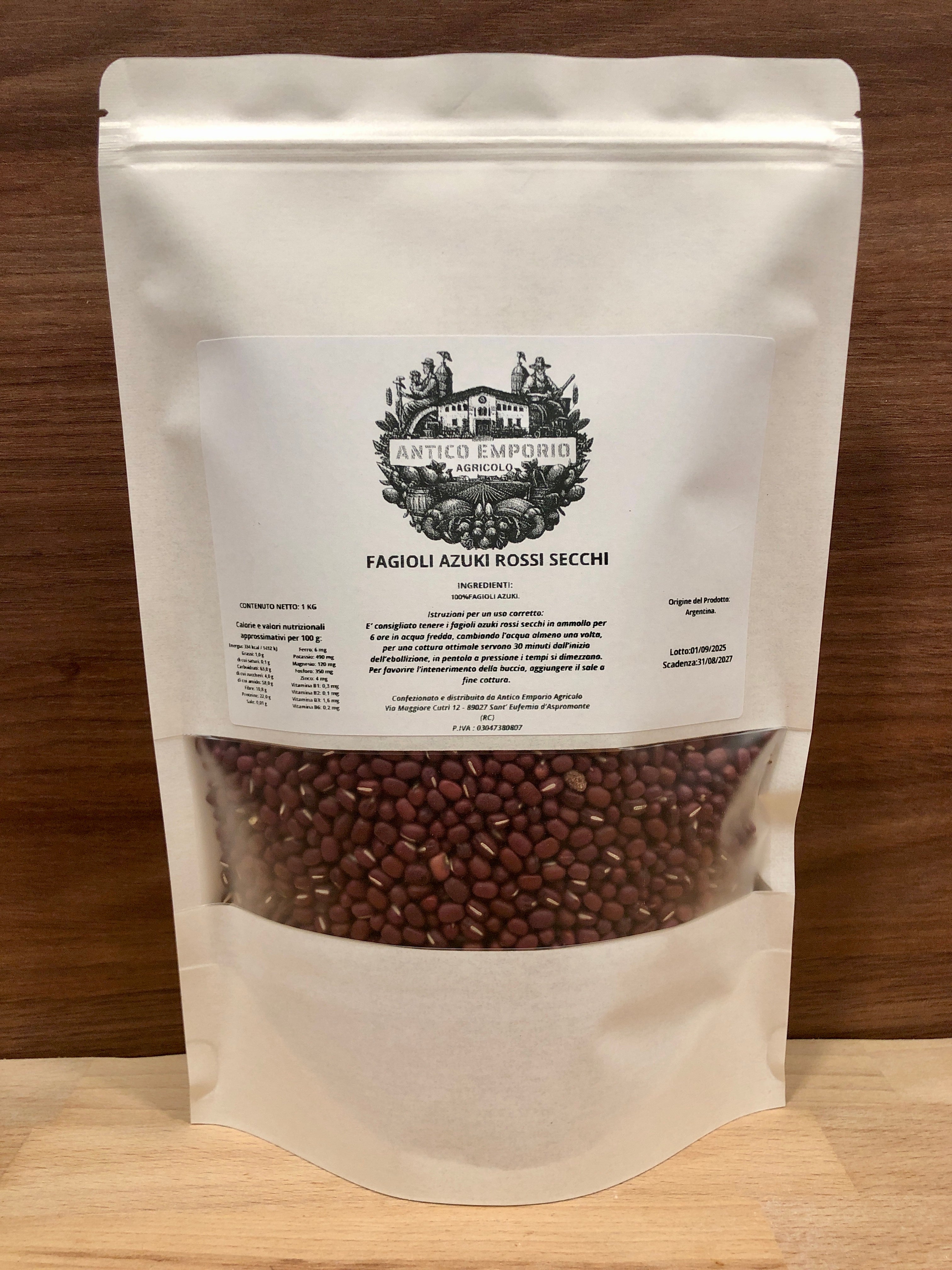 Fagioli Azuki Rossi Naturali